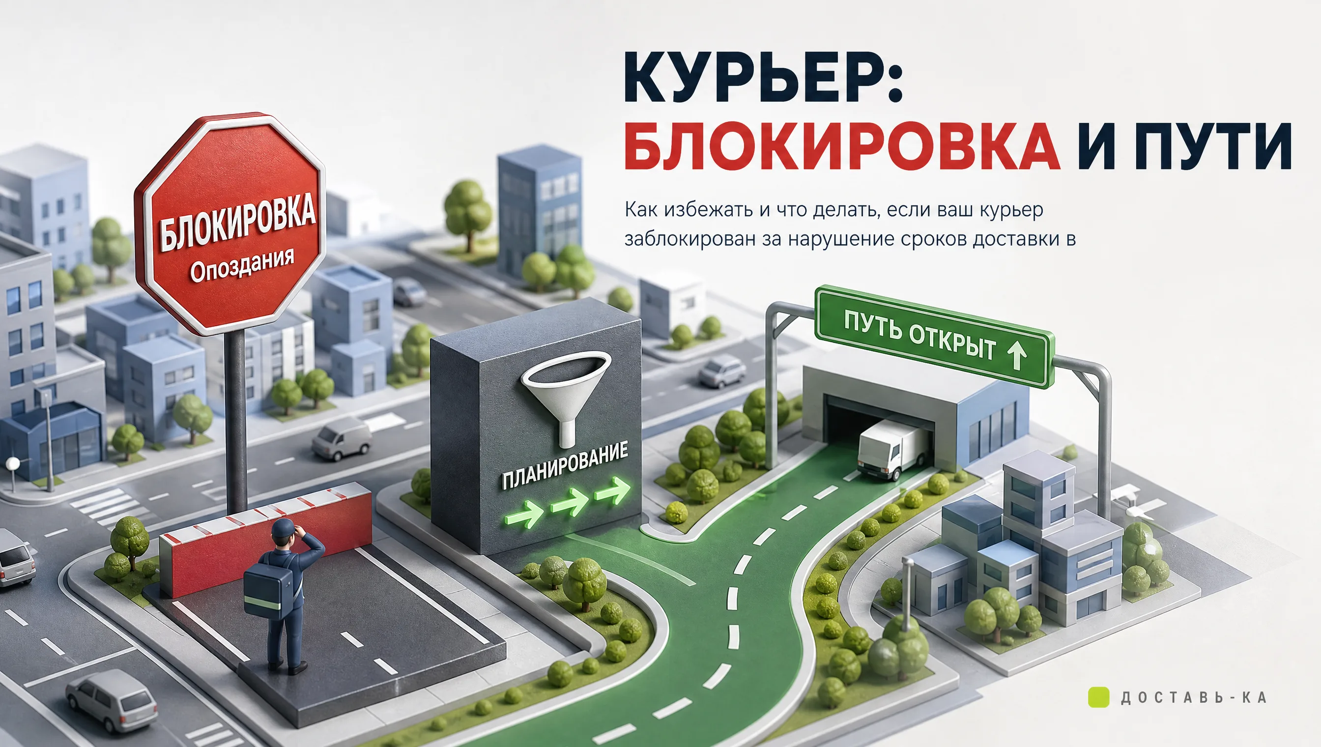 Блокировка курьера за опоздания: как избежать и оспорить в 2026 году