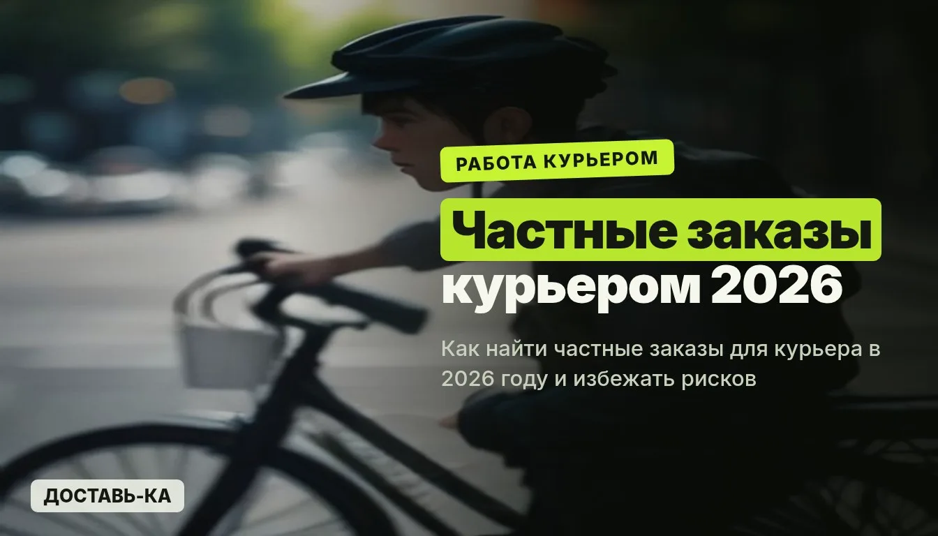 Частные заказы для курьера в 2026 году: как найти и не обмануться?