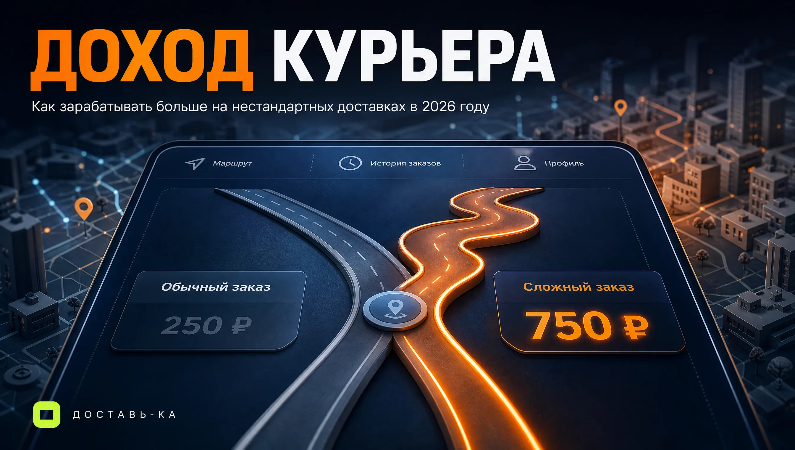 Оптимизация дохода курьера: как зарабатывать на сложных заказах в 2026 году