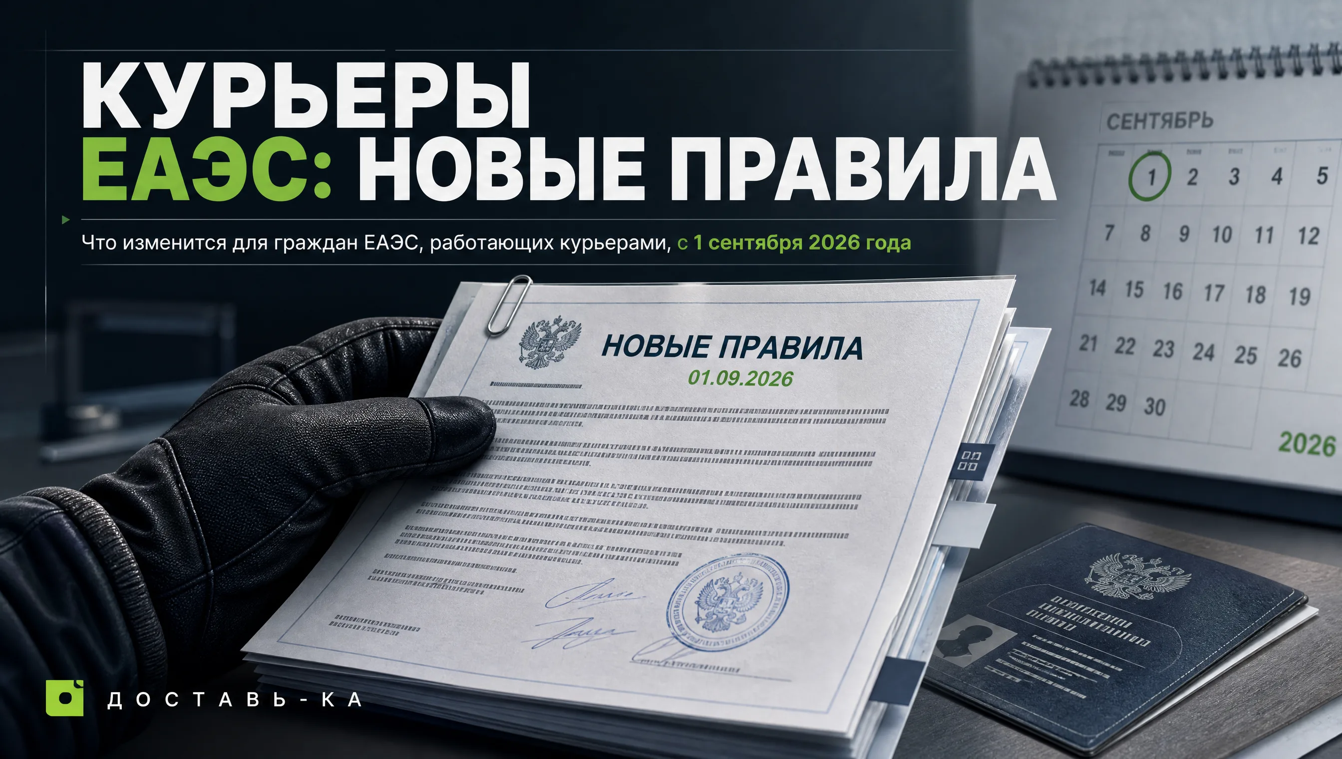 Документы для курьеров-граждан ЕАЭС после 1 сентября 2026: что изменится