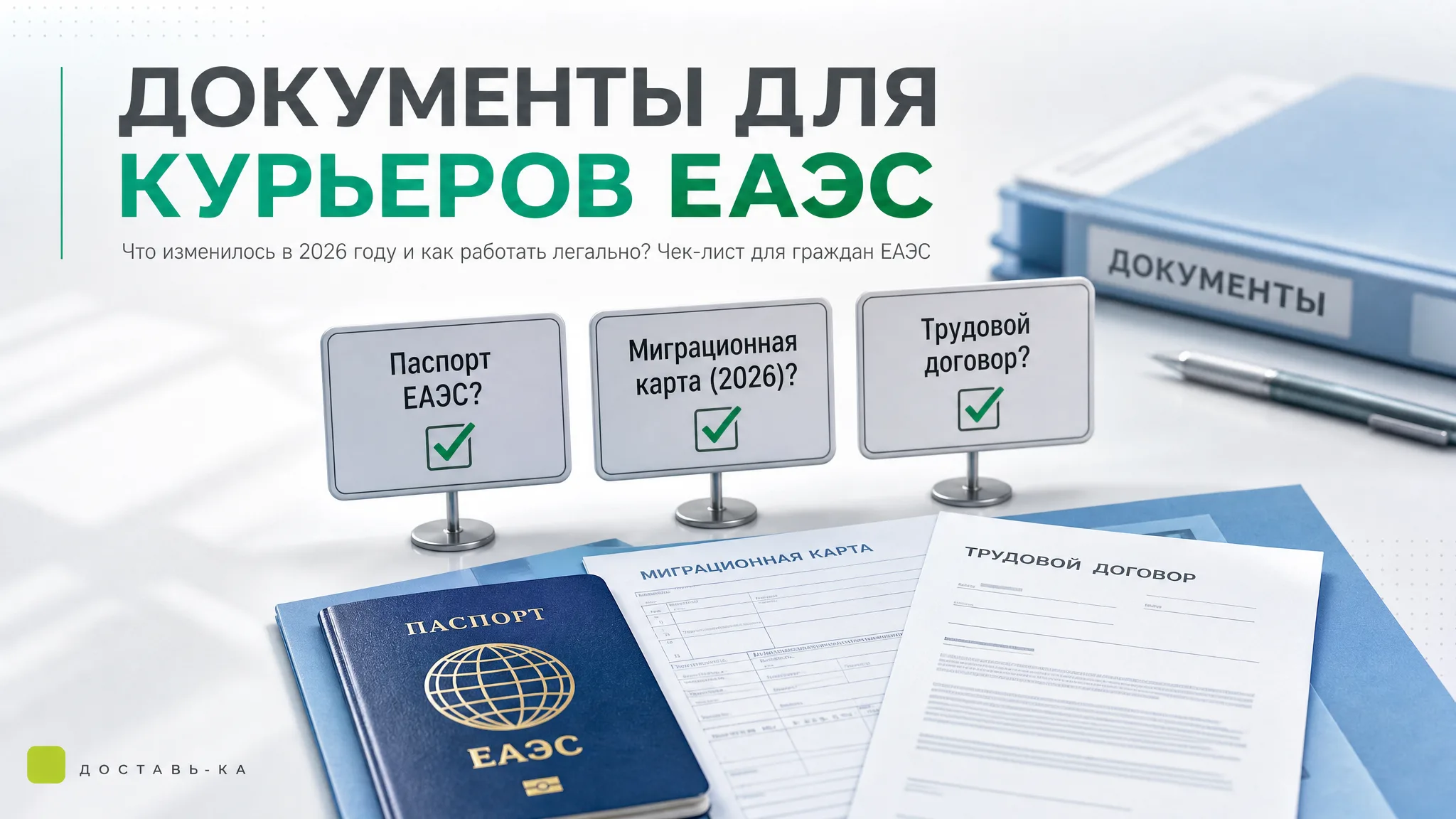 Документы для курьеров-граждан ЕАЭС в 2026 году: особенности оформления и права