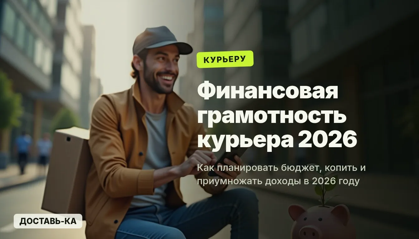Финансовая грамотность курьера: как планировать бюджет и копить в 2026 году?