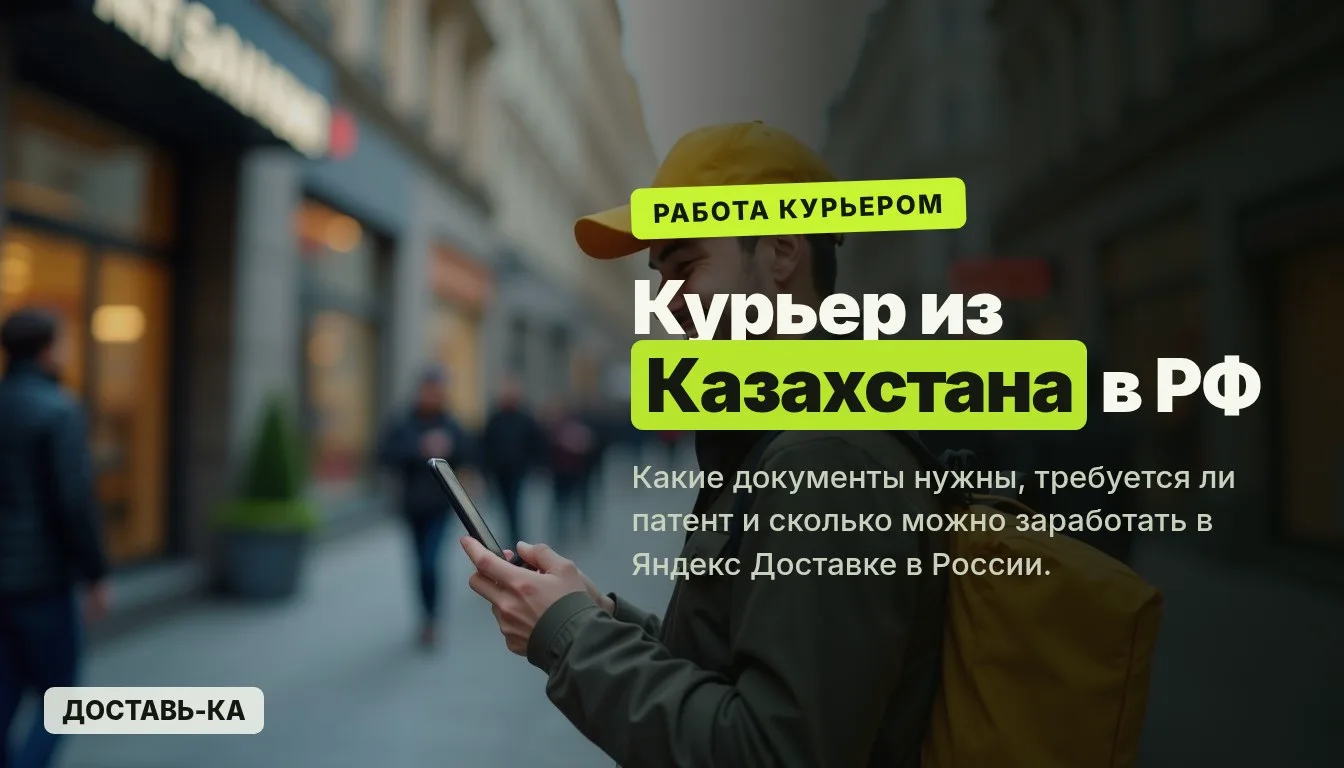 Работа курьером для гражданина Казахстана в 2026 году: какие документы нужны