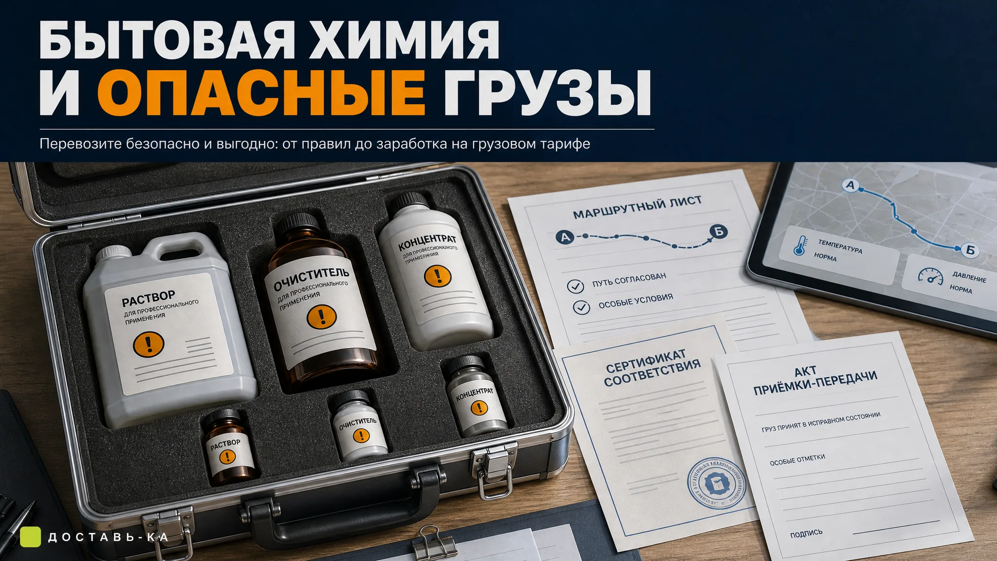 Грузовой тариф: особенности перевозки бытовой химии и опасных грузов в 2026 году