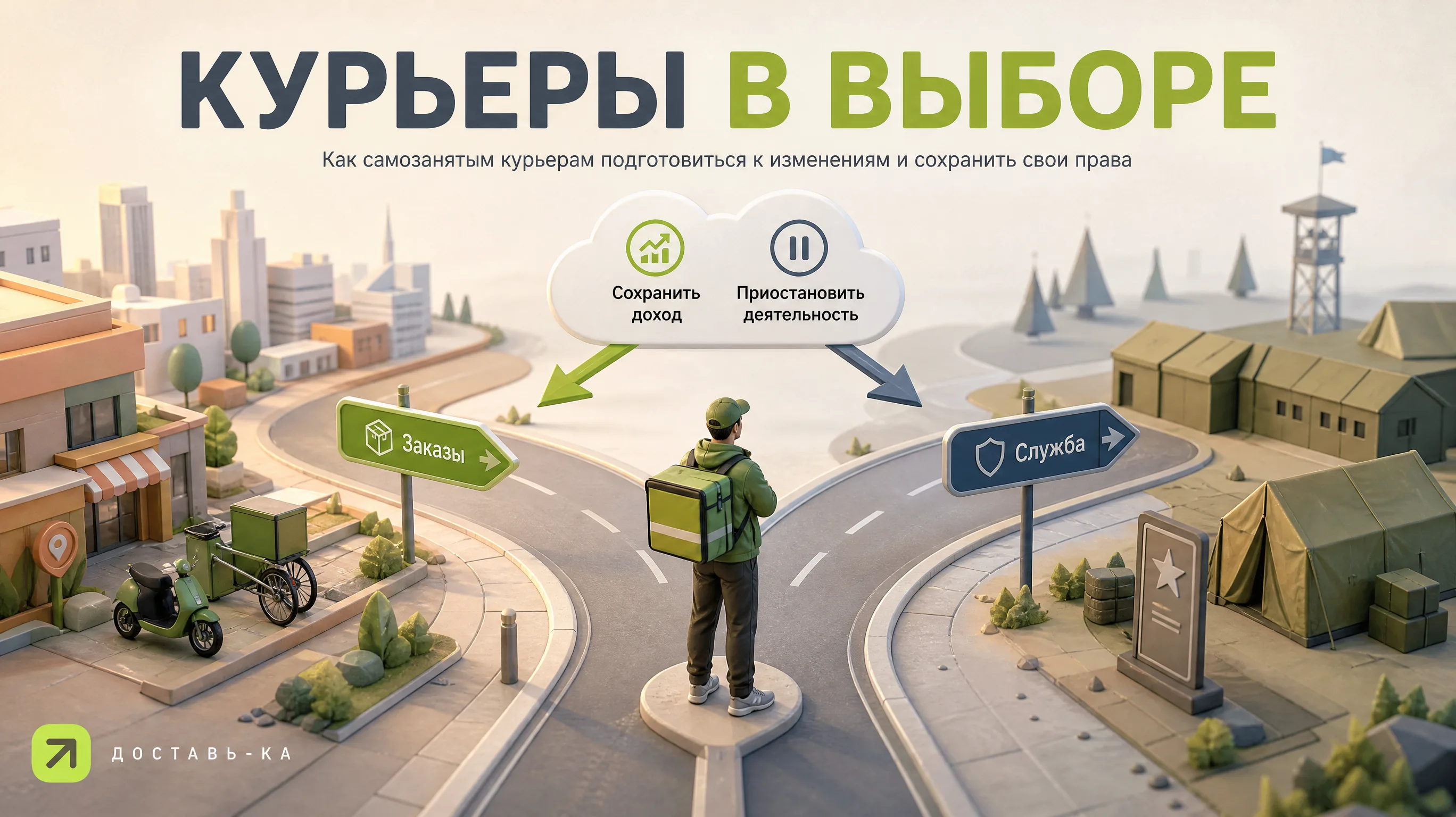 Самозанятый курьер и мобилизация: что нужно знать в 2026 году