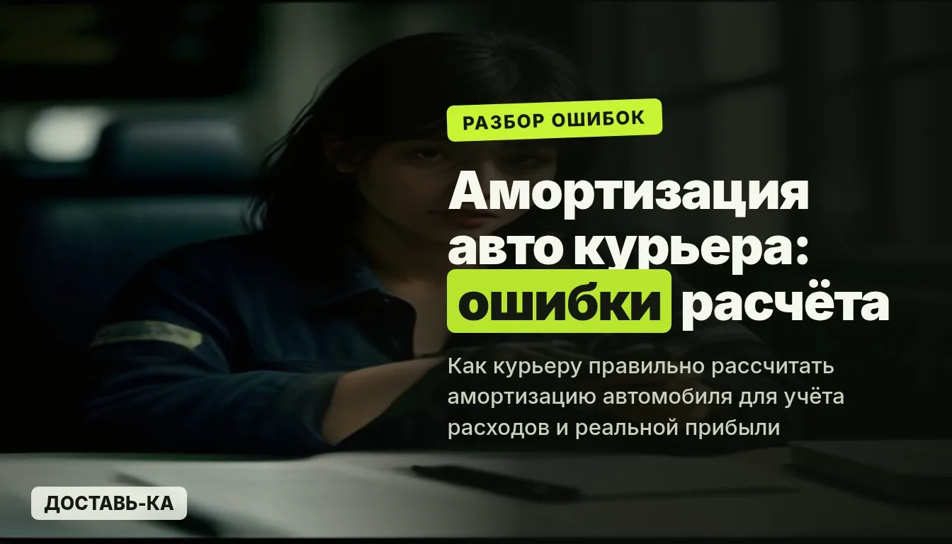 Как курьеру правильно рассчитать амортизацию автомобиля для учёта расходов в 2026 году?