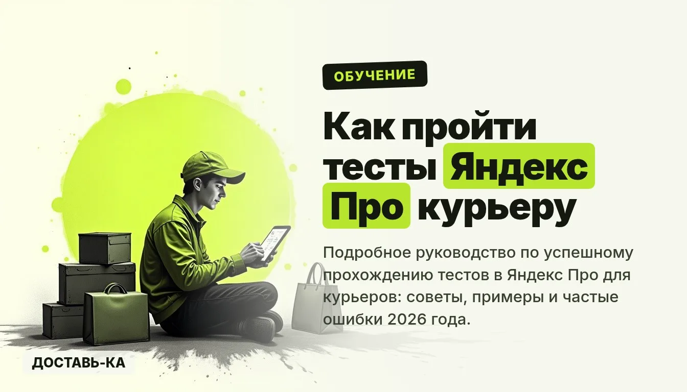 Как курьеру пройти тесты в Яндекс Про: подготовка и секреты в 2026 году
