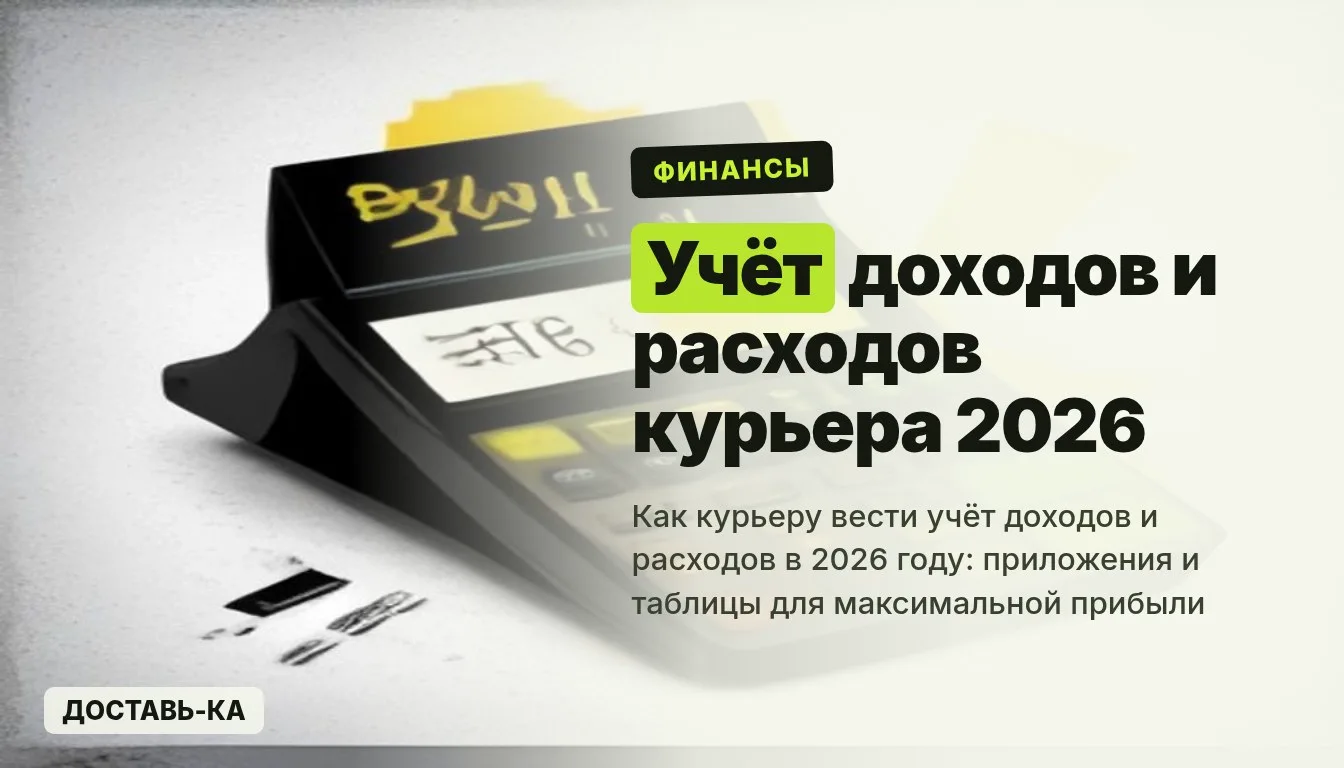Как курьеру вести учет доходов и расходов в 2026 году: приложения и таблицы