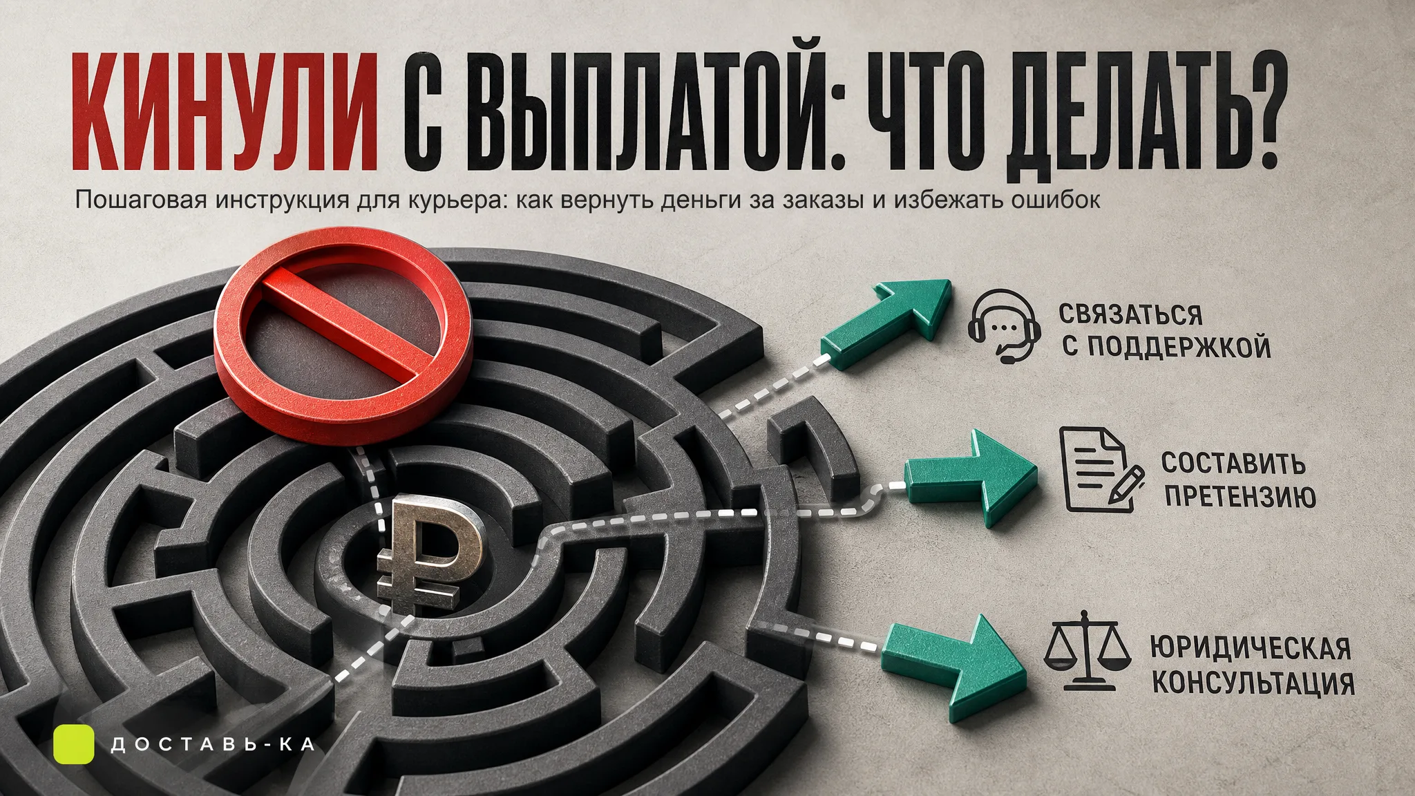 Кинули с выплатой: не платят за заказы, что делать курьеру в 2026 году?