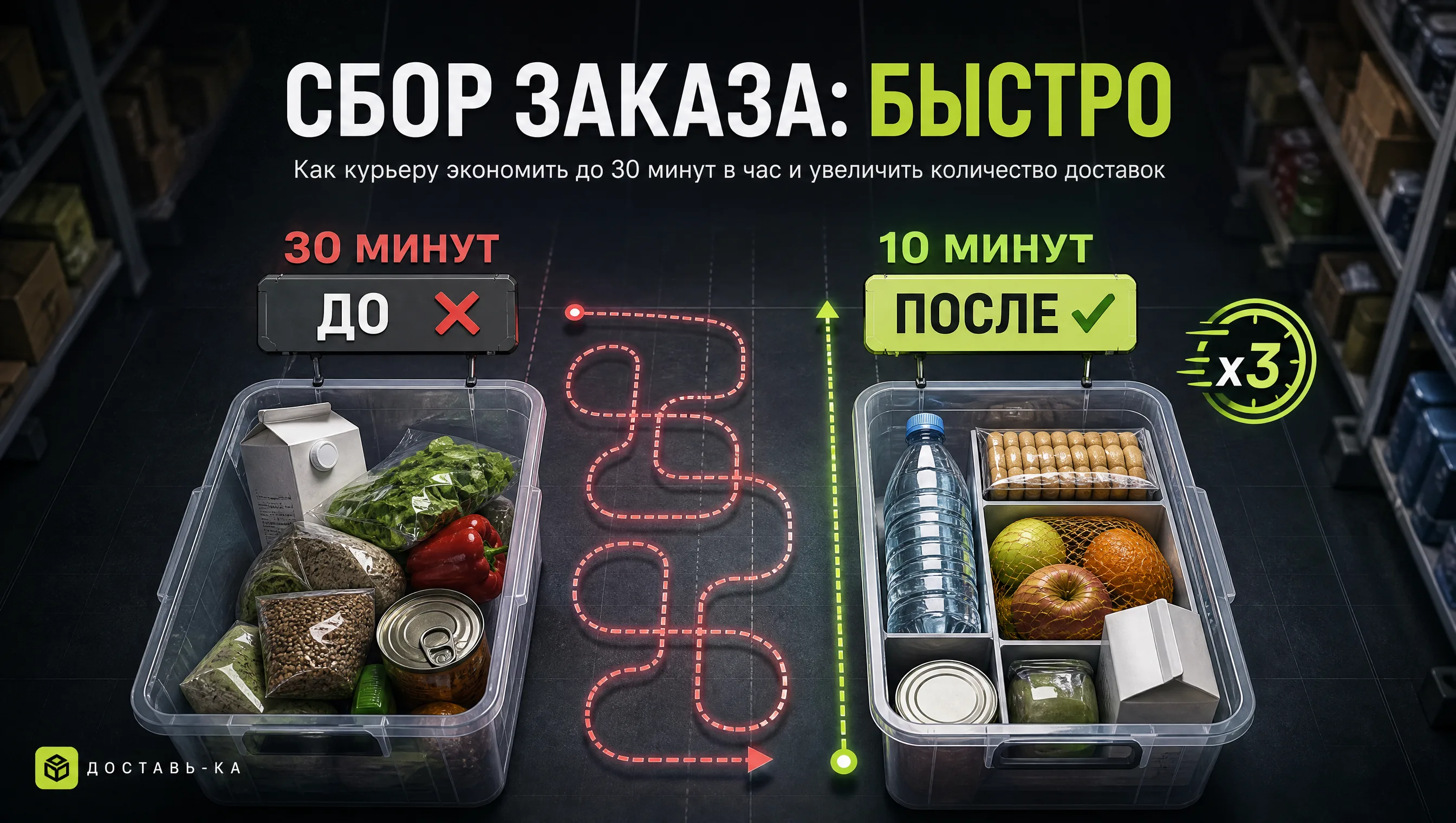 Лайфхаки быстрого сбора заказа в ресторане/магазине для курьеров в 2026 году