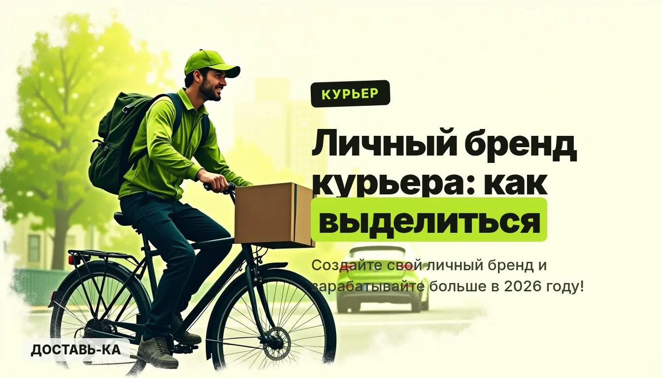 Личный бренд курьера: как выделиться и получать больше заказов в 2026 году