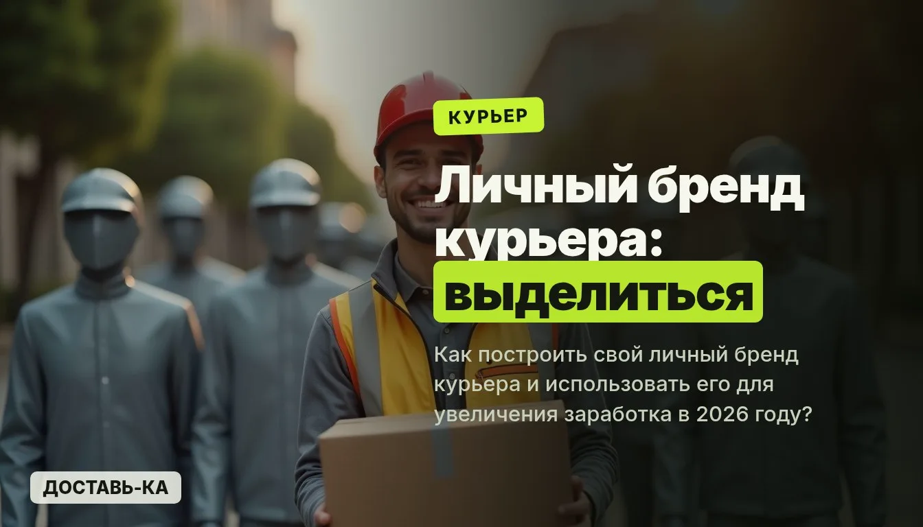 Личный бренд курьера: как выделиться и получать больше заказов в 2026 году?