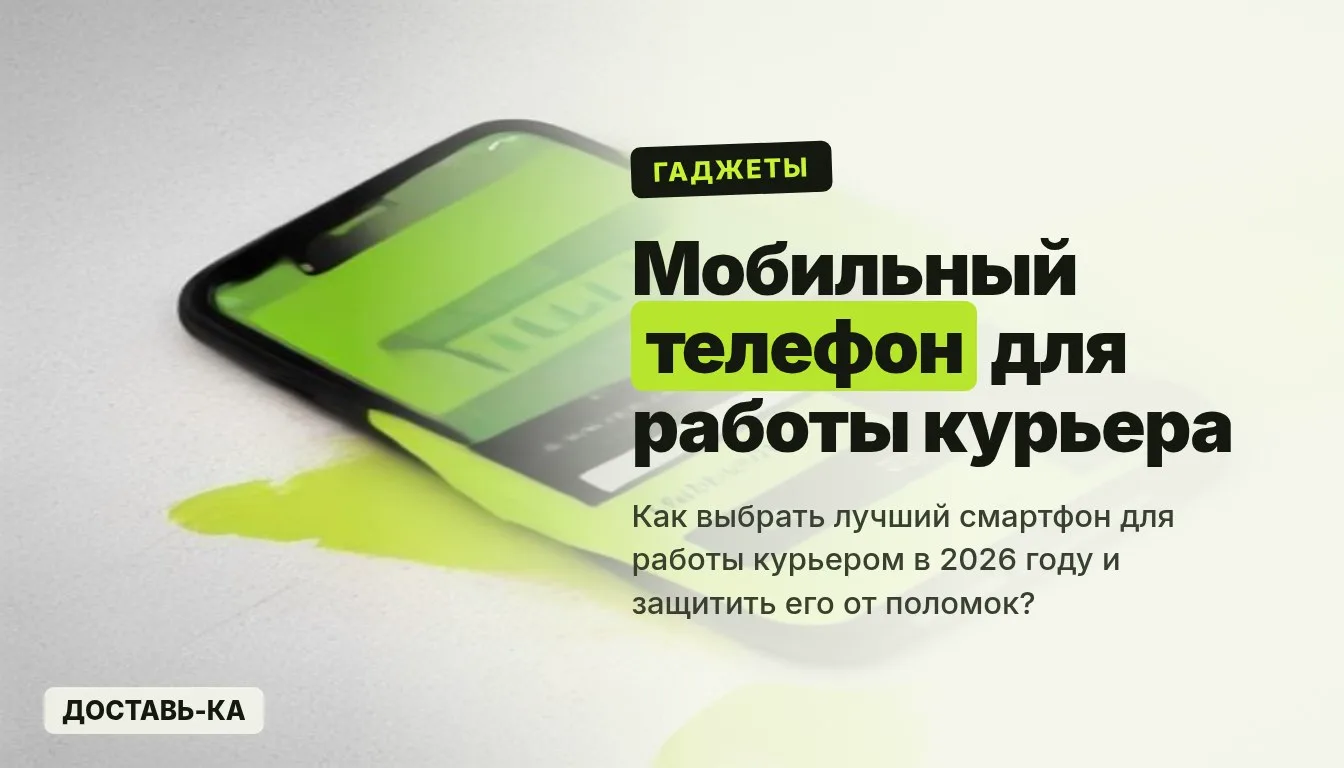 Какой телефон для работы курьера выбрать и как защитить в 2026 году