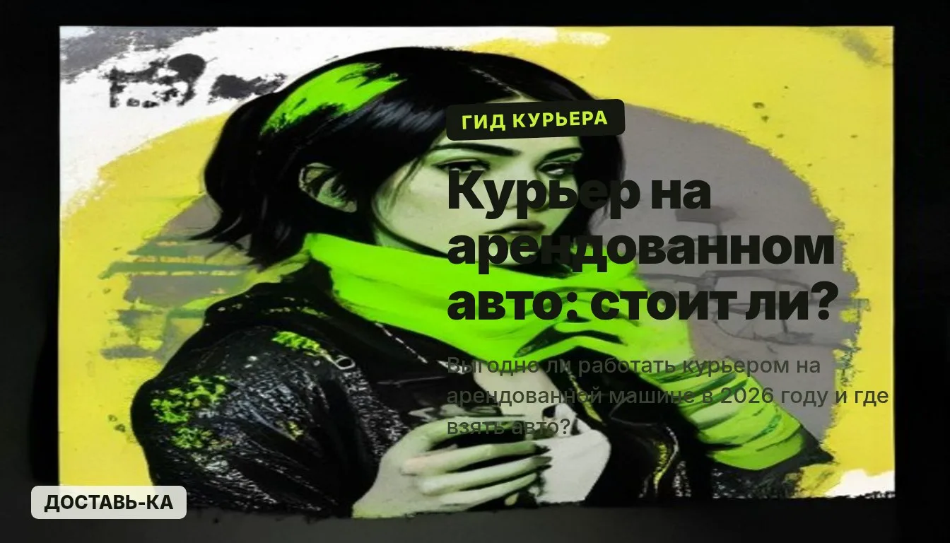 Курьер на арендованном авто: выгодно ли и где взять машину в 2026 году?