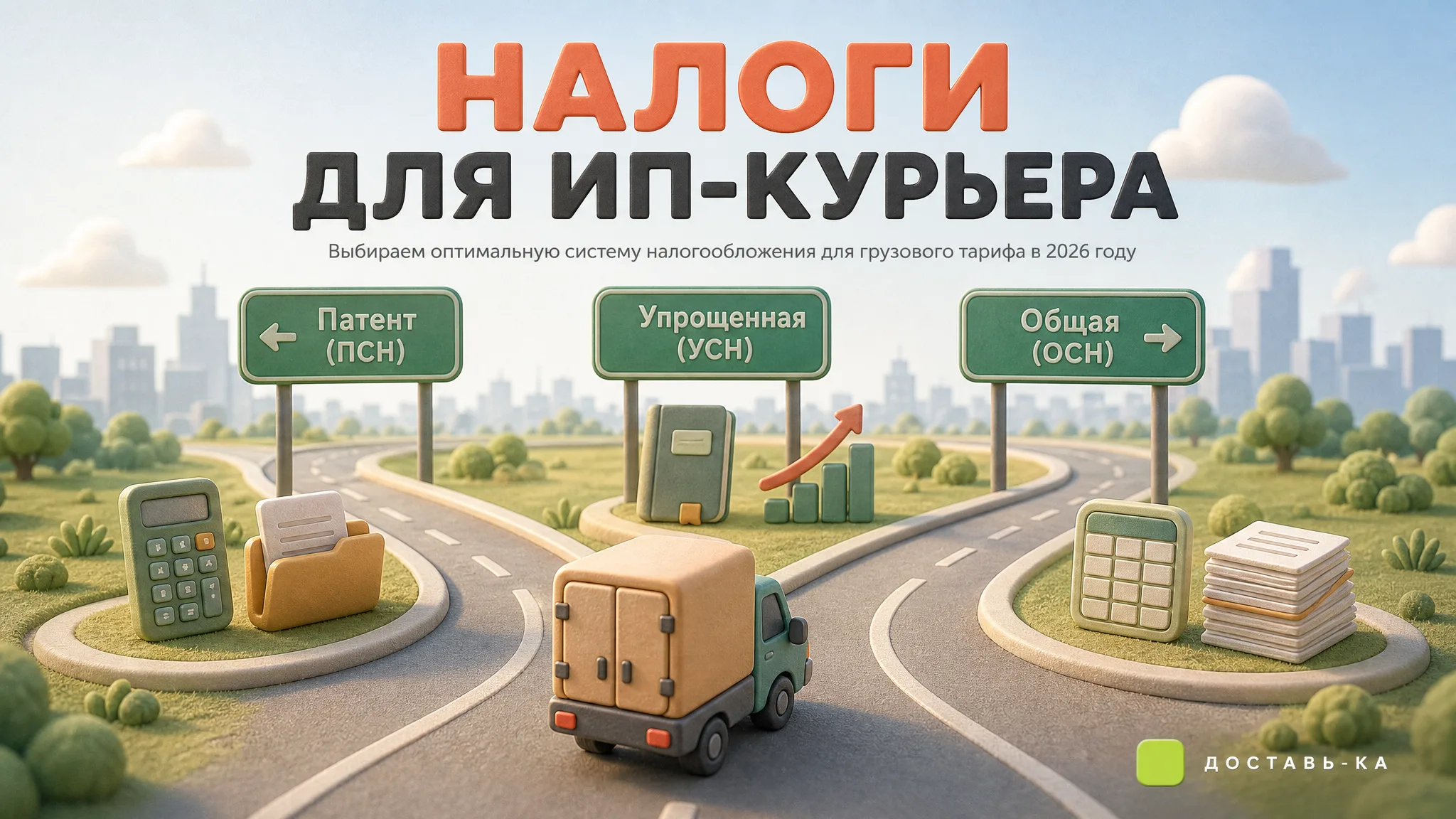 Налоги для ИП на грузовом тарифе: выбираем оптимальную систему в 2026 году