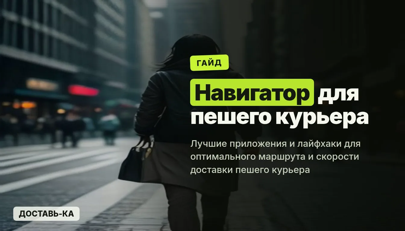 Навигатор для пешего курьера — лучшие приложения и лайфхаки 2026
