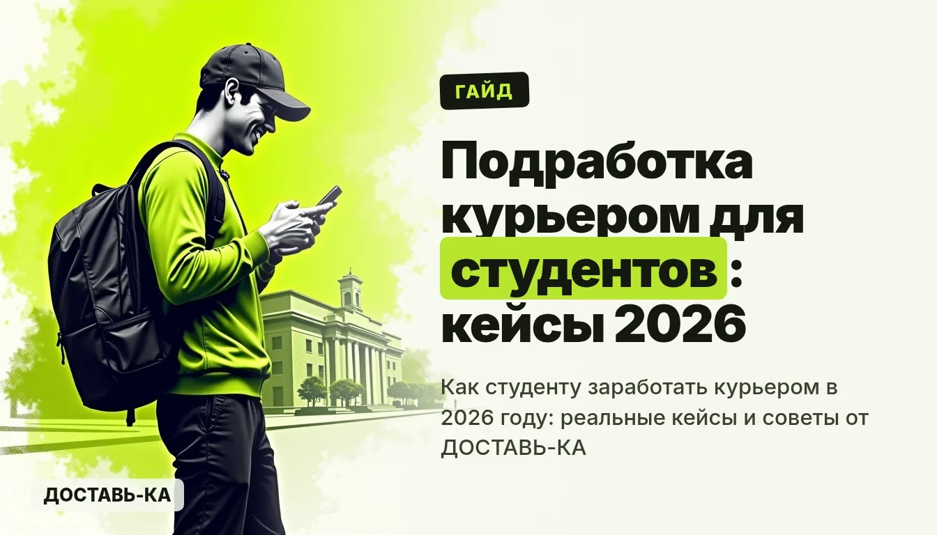 Подработка курьером для студентов: расширенный обзор и успешные кейсы (2026)