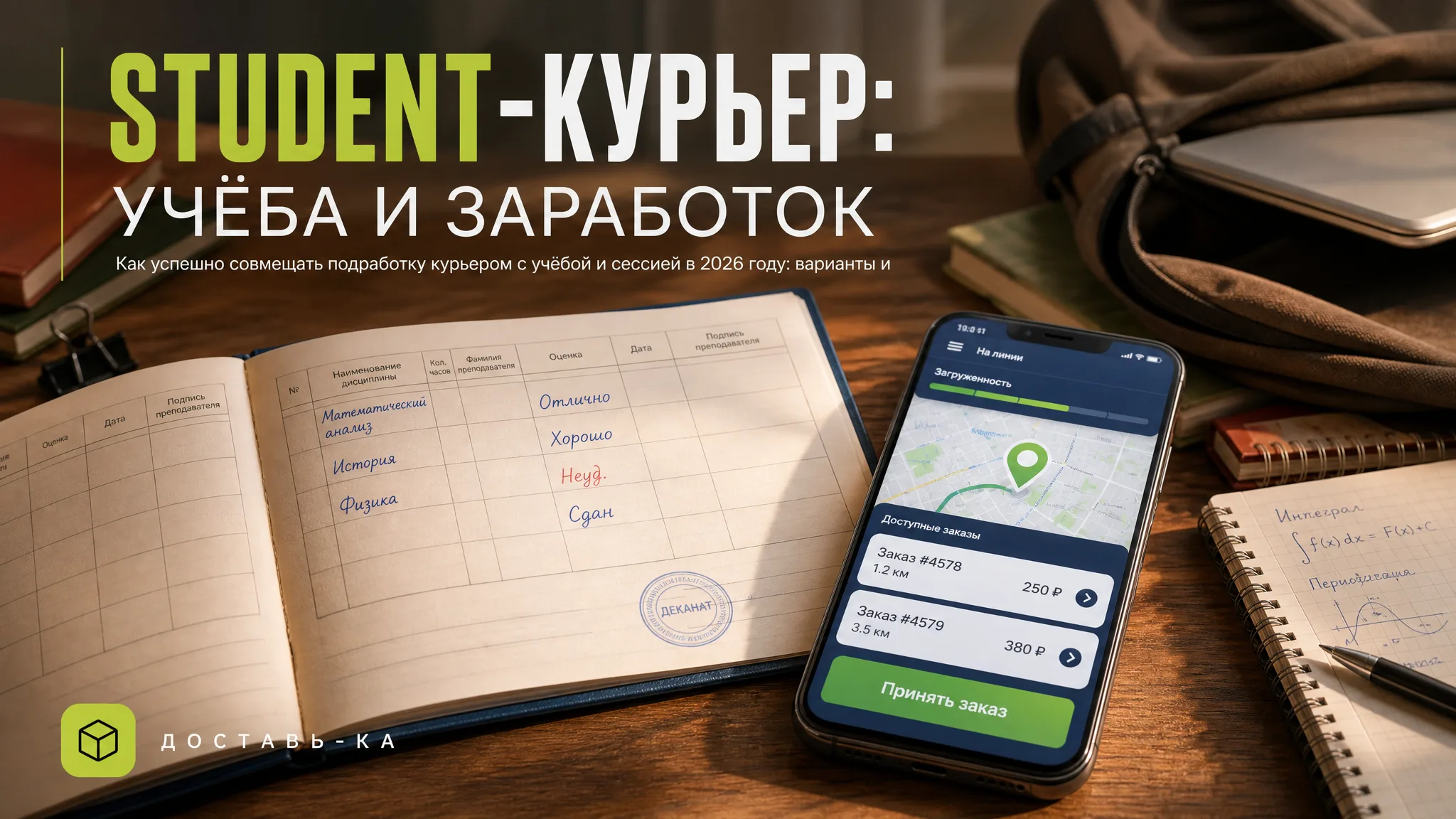 Подработка для студентов курьером и учеба: как совместить в 2026 году
