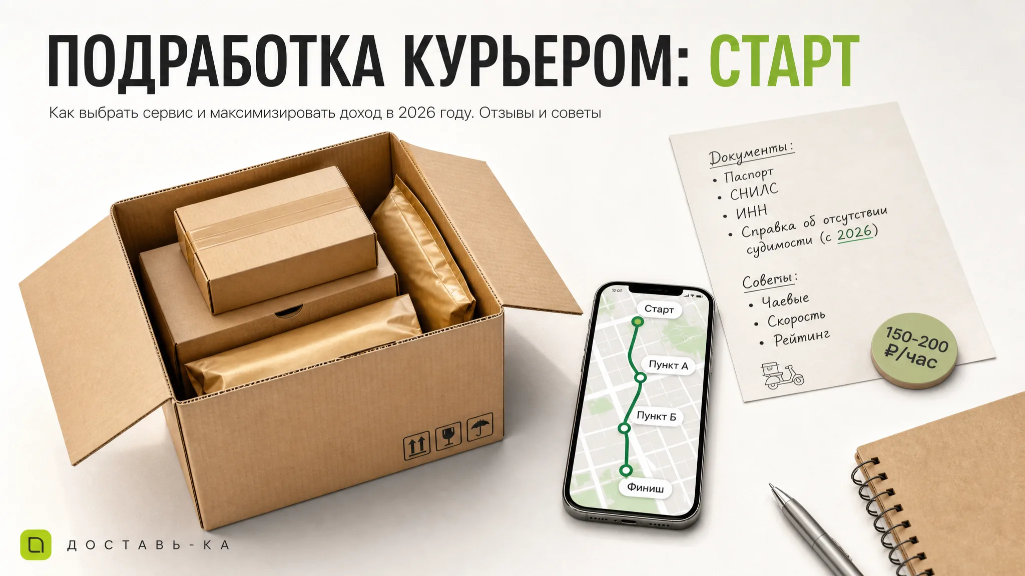 Подработка курьером после работы: отзывы и выбор сервиса в 2026