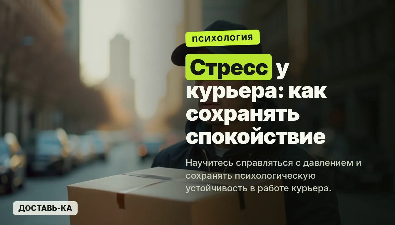 Стресс у курьера: как справляться с давлением в 2026 году