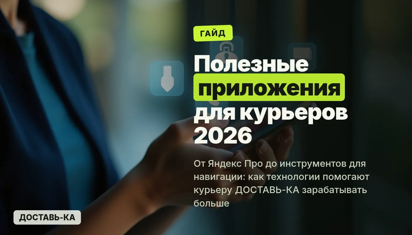 Полезные приложения для курьеров в 2026 году: обзор лучших помощников