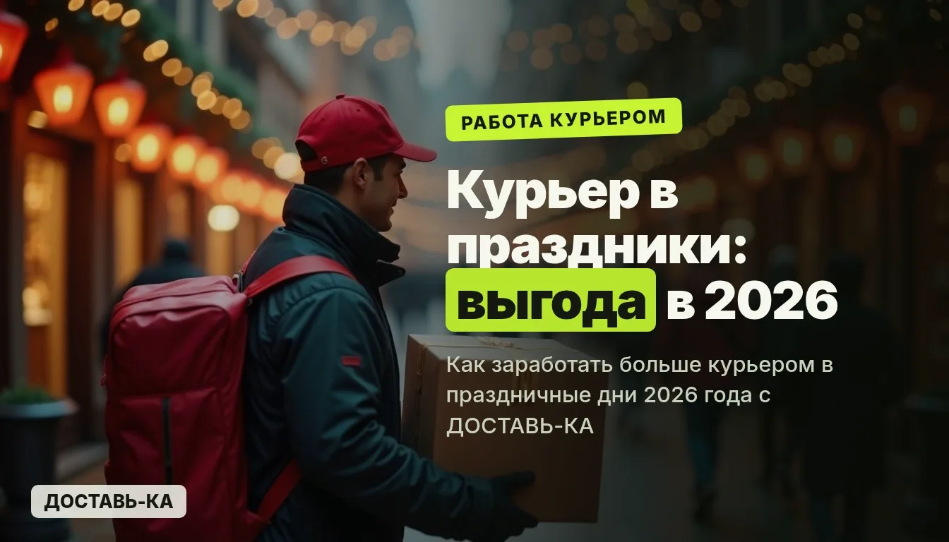 Работа курьером в праздничные дни 2026: стоит ли и сколько можно заработать?
