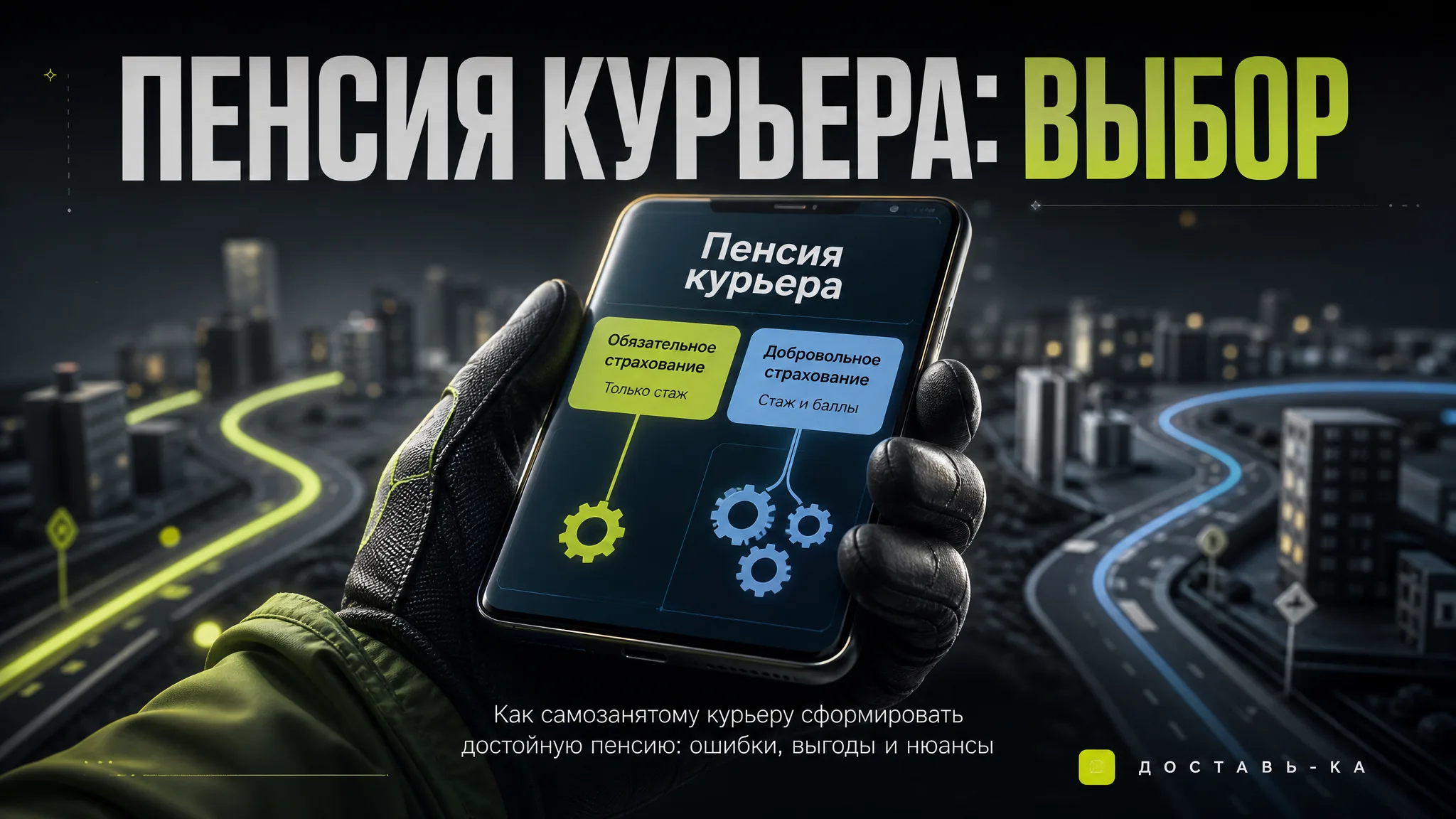 Самозанятость курьера: пенсионное страхование – выгоды и нюансы 2026 года