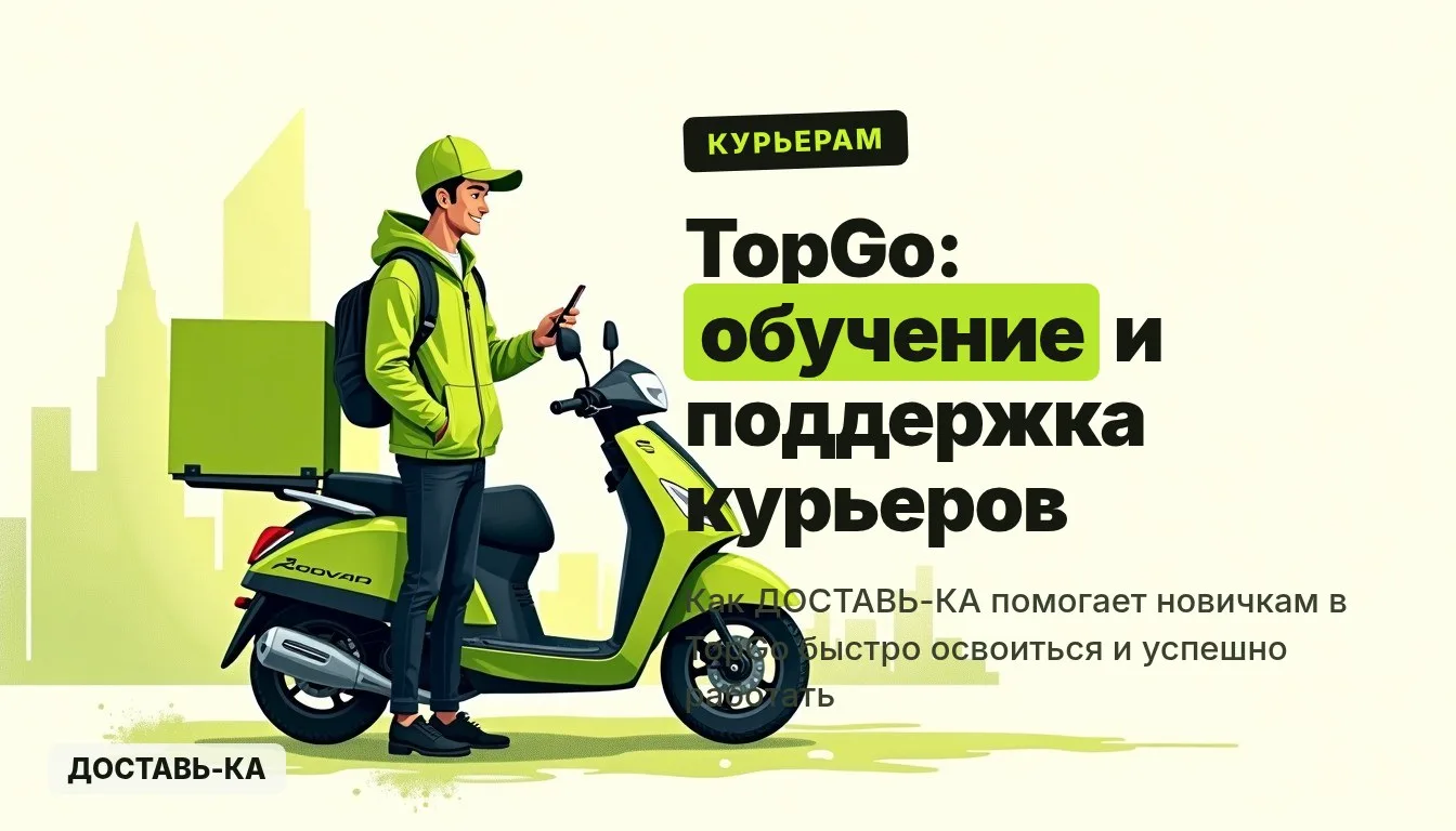 TopGo обучение для курьеров: быстрый старт и поддержка в 2026 году