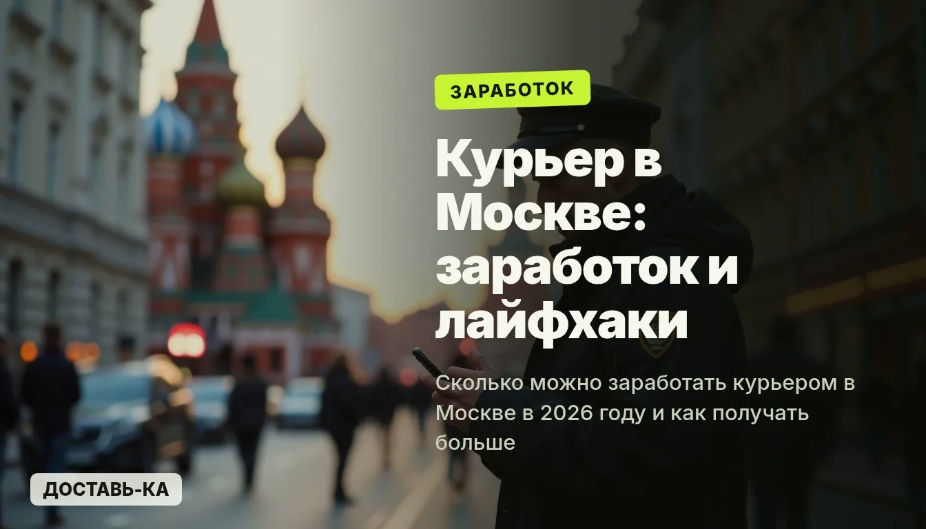 Курьер в Москве: особенности заработка и лайфхаки столицы в 2026 году