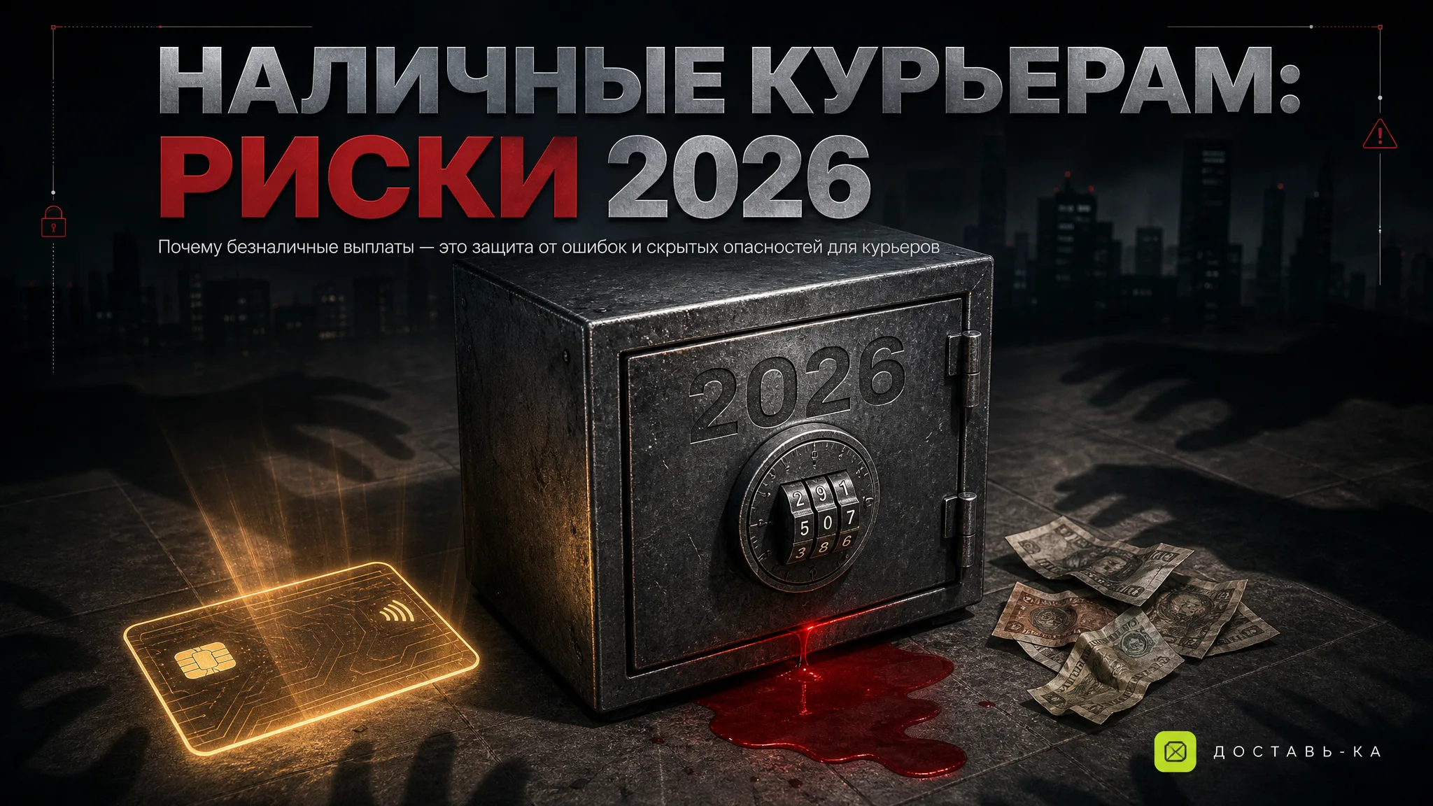 Выплаты наличными курьерам: особенности и риски в 2026 году