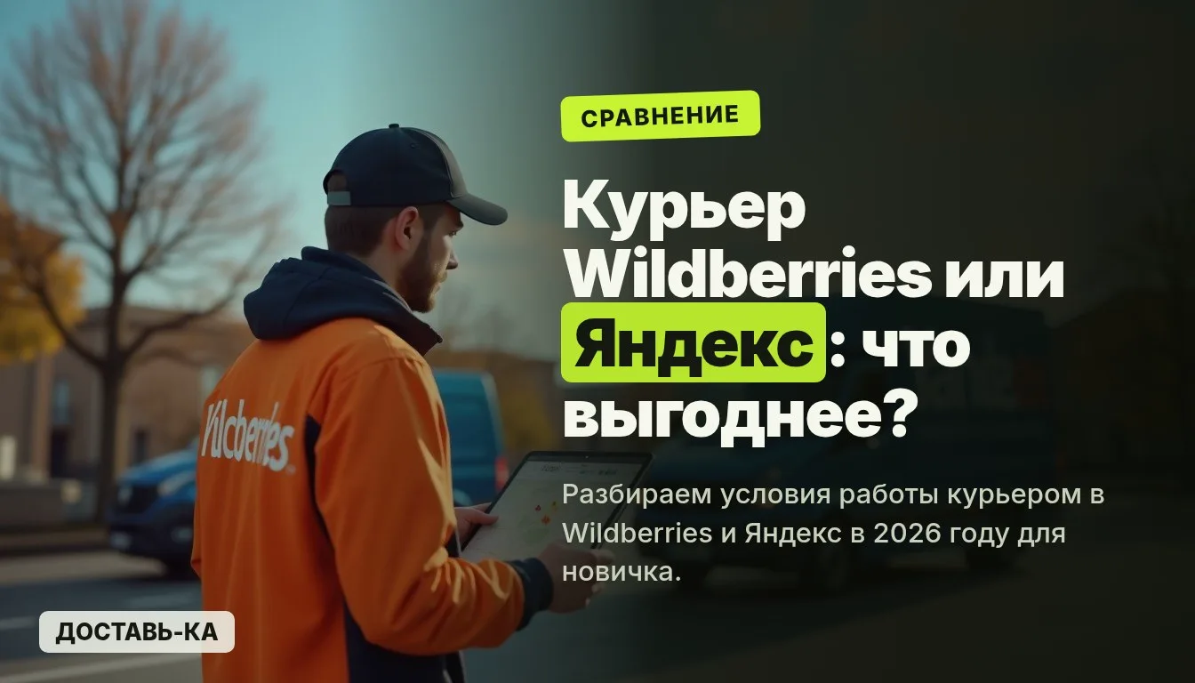 Курьер Wildberries или Яндекс: что выгоднее в 2026 году