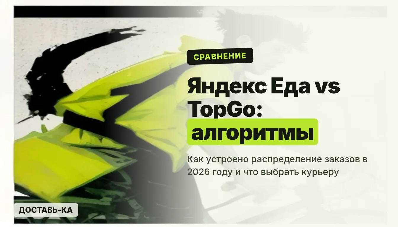 Яндекс Еда vs TopGo: сравнение алгоритмов заказов в 2026 году