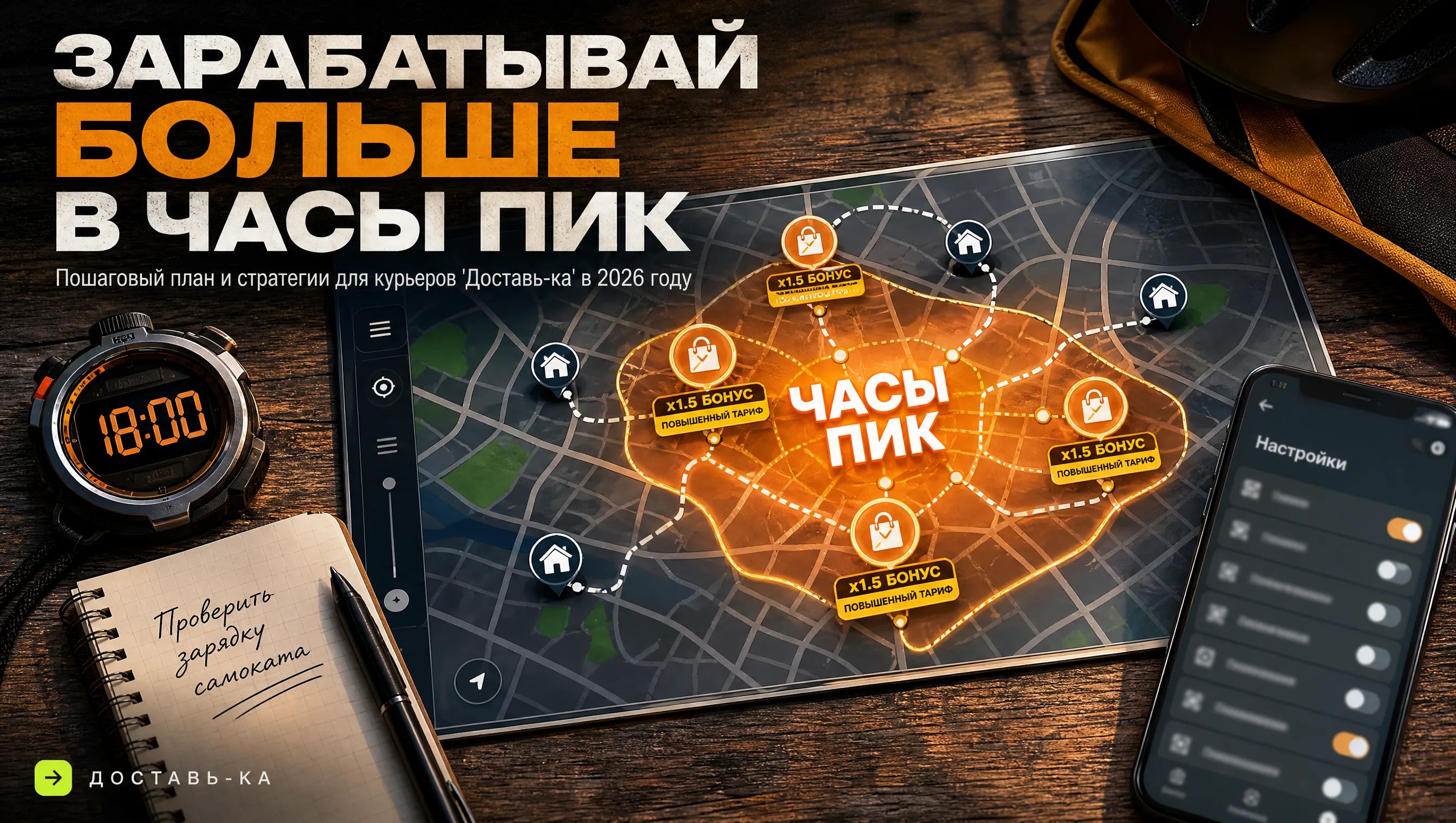 Лайфхаки для работы курьером в часы пик: как максимизировать доход в 2026 году