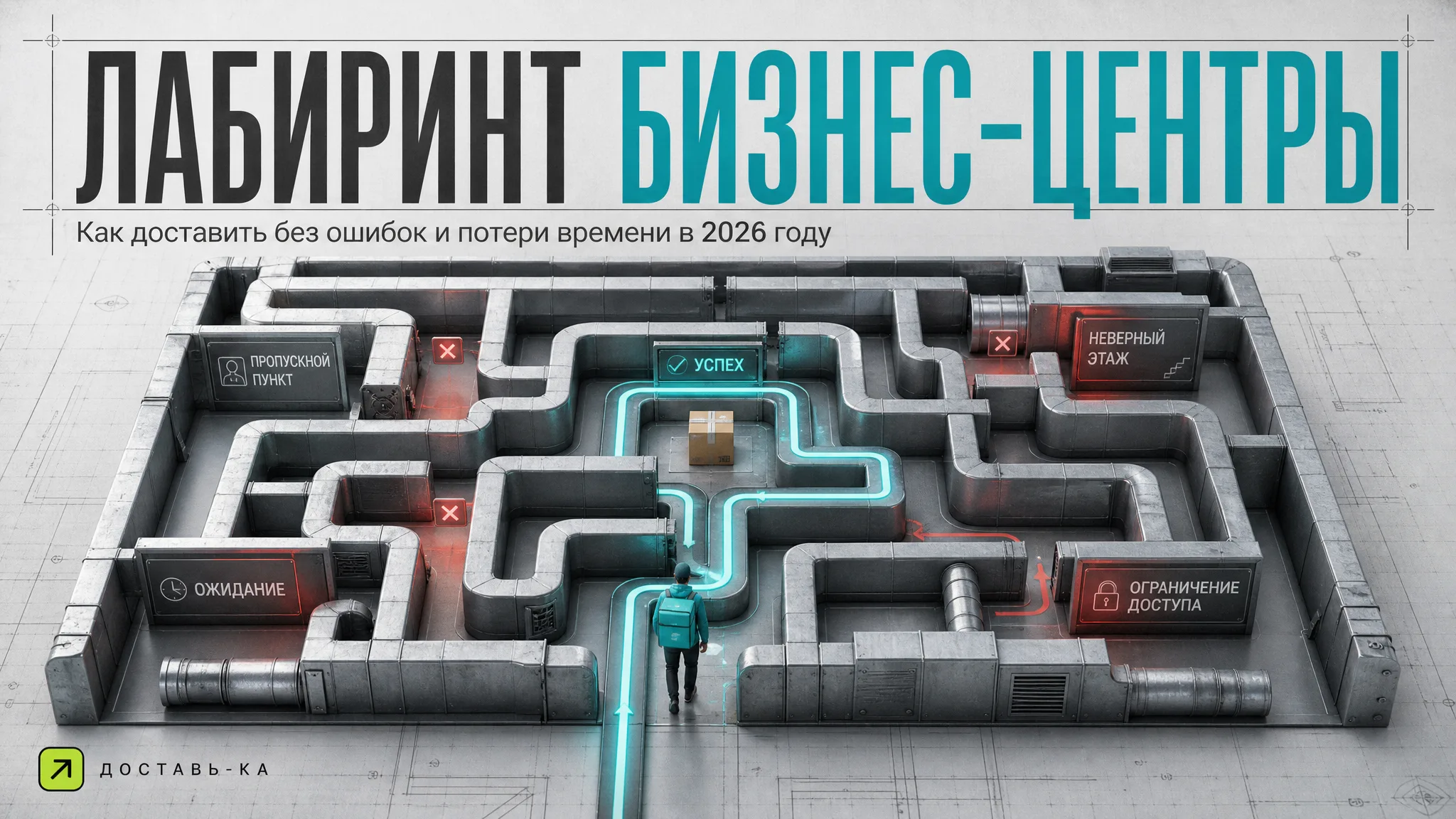 Лайфхаки курьера: доставка в бизнес центр с пропускной системой в 2026 году
