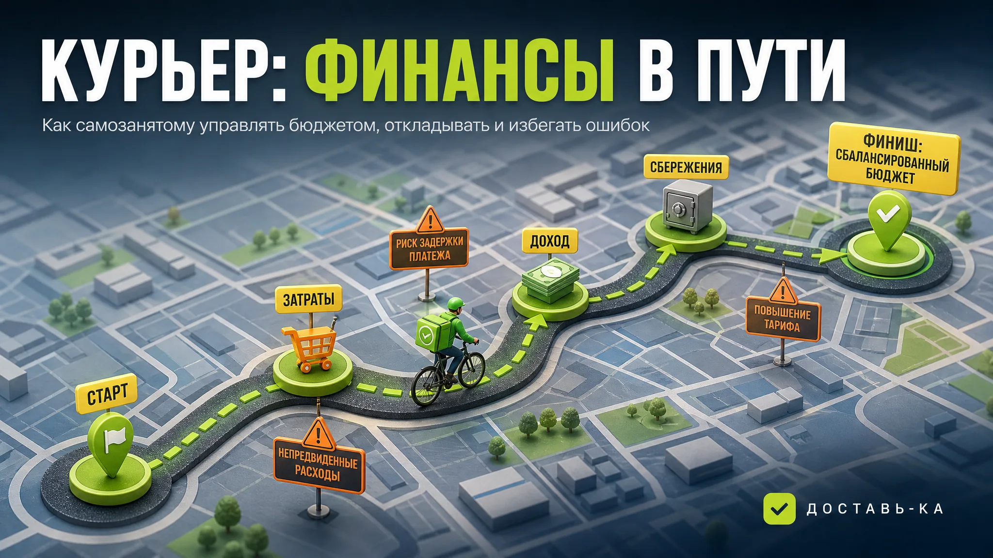 Лайфхаки курьера самозанятого: финансовое планирование в 2026 году