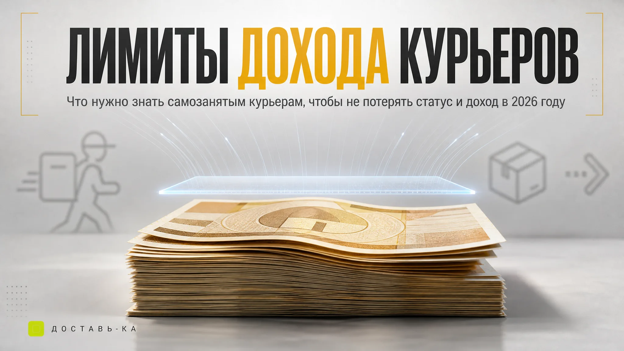 Лимиты дохода для самозанятых курьеров: что нужно знать в 2026 году