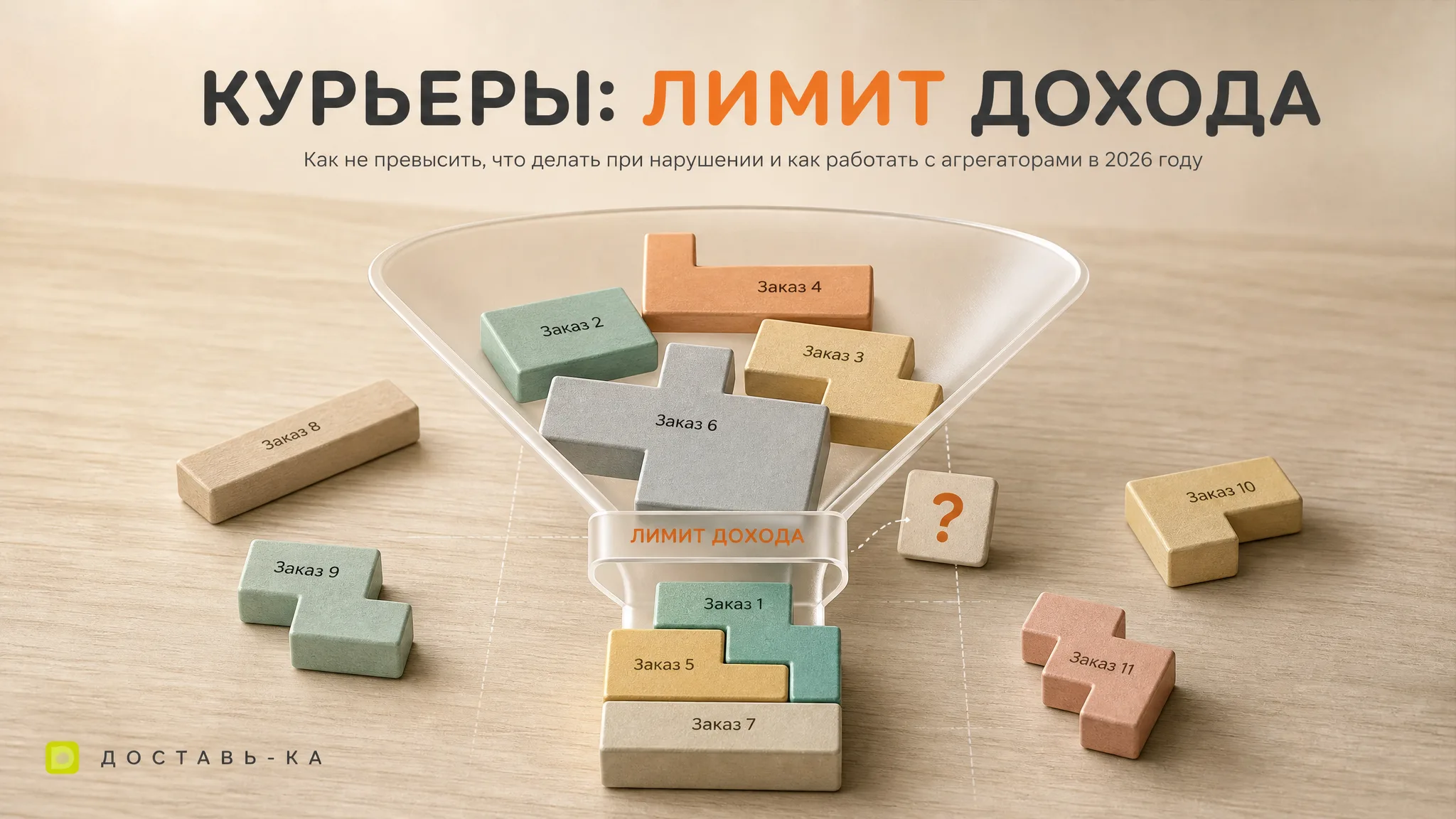 Лимиты по работе с самозанятыми курьерами в 2026 году: как не превысить доход
