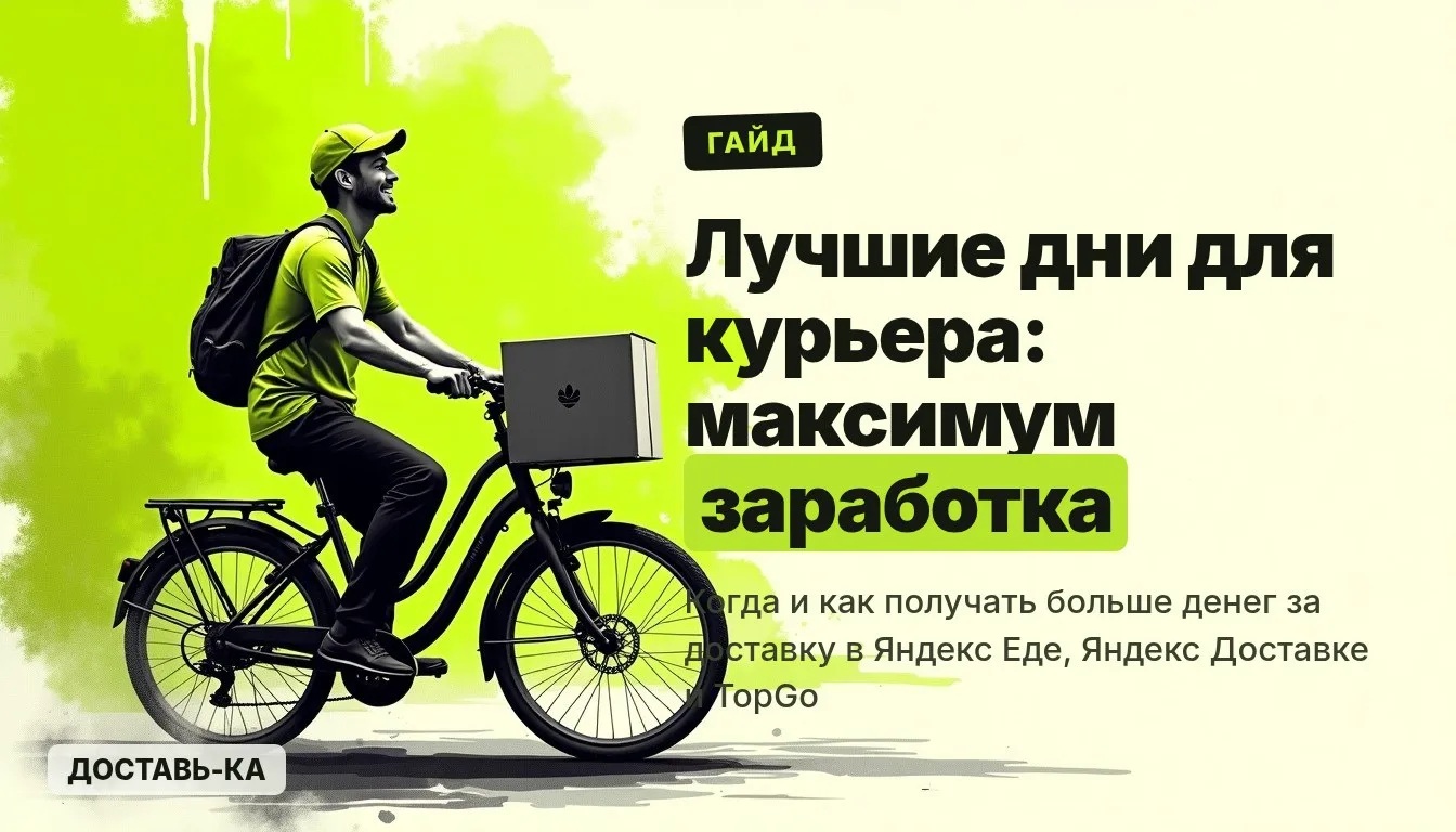 Лучшие дни для курьера: когда максимальный заработок в 2026 году
