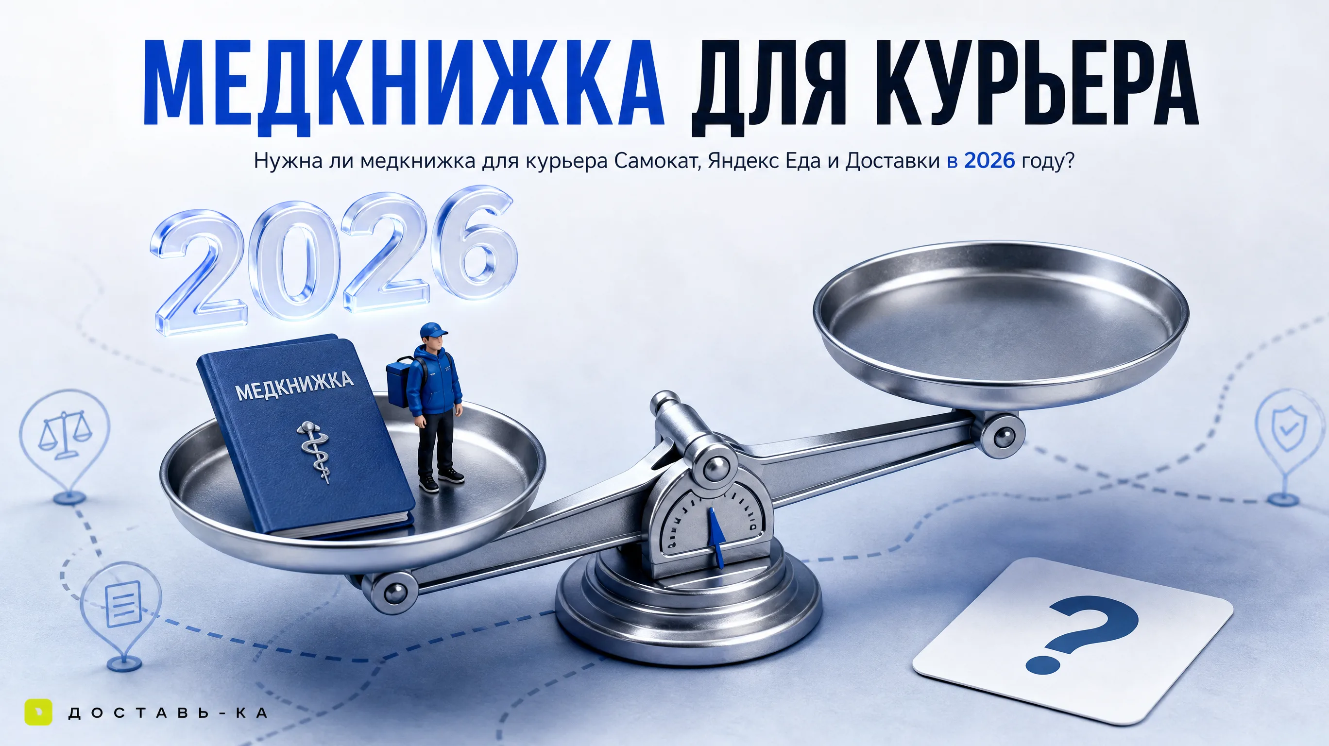 Медкнижка для курьера Самокат: нужна или нет в 2026 году?