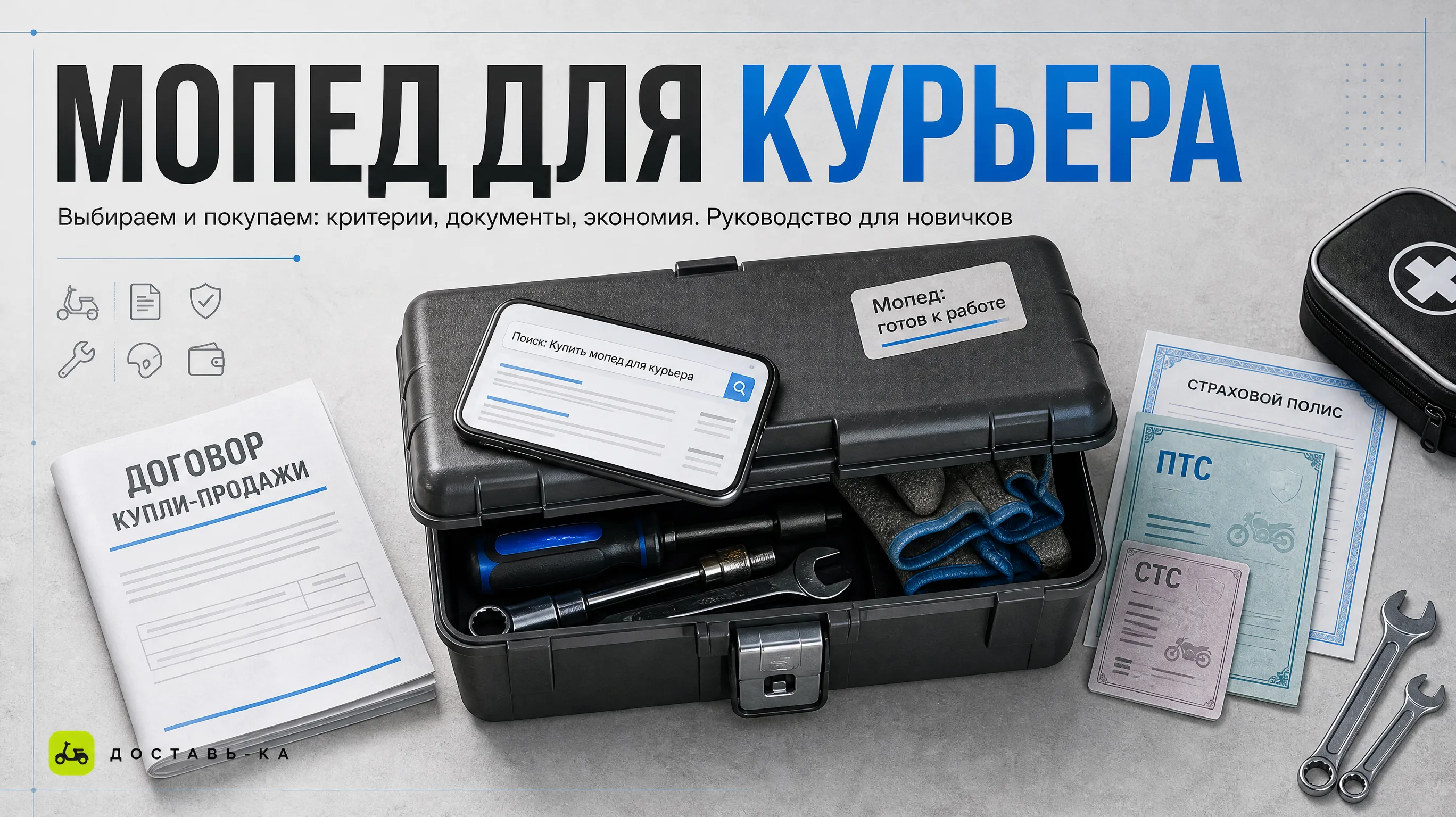 Мопед для курьера: как выбрать и выгодно купить в 2026 году