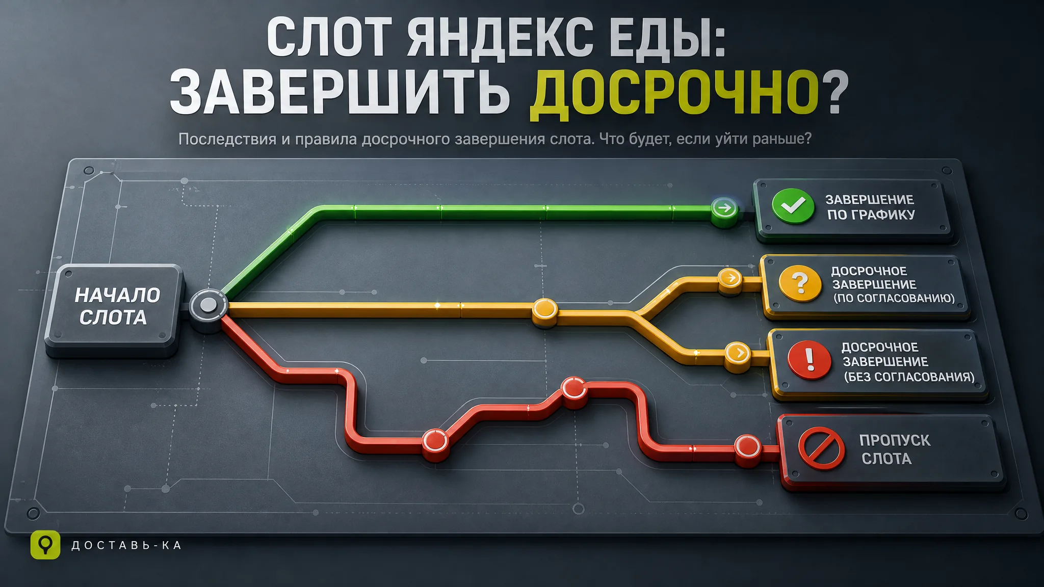 Можно ли завершить слот Яндекс Еды досрочно и что будет в 2026 году?