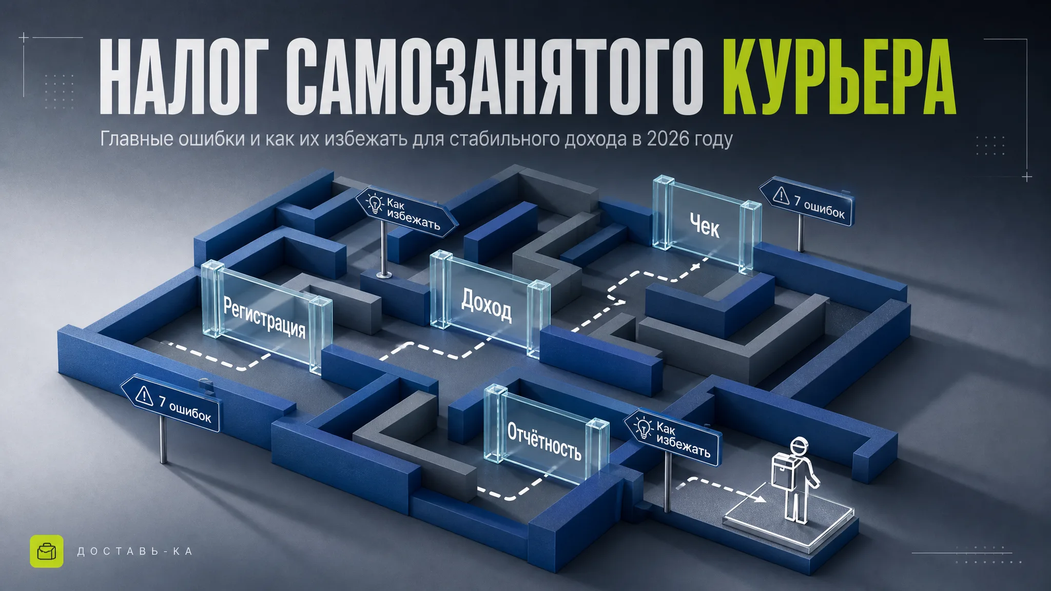 Налог на самозанятость курьера: особенности в 2026 году