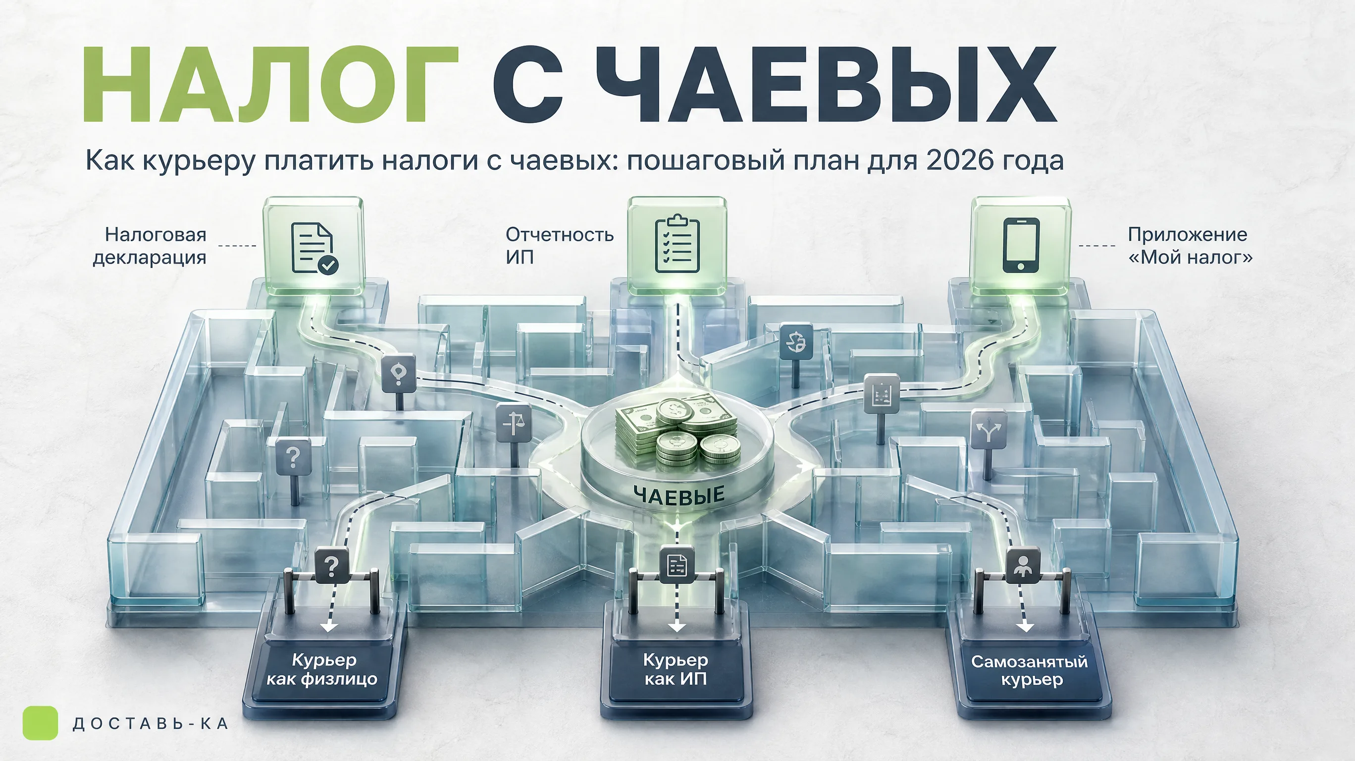 Налог с чаевых курьеру: должен ли платить НДФЛ в 2026 году
