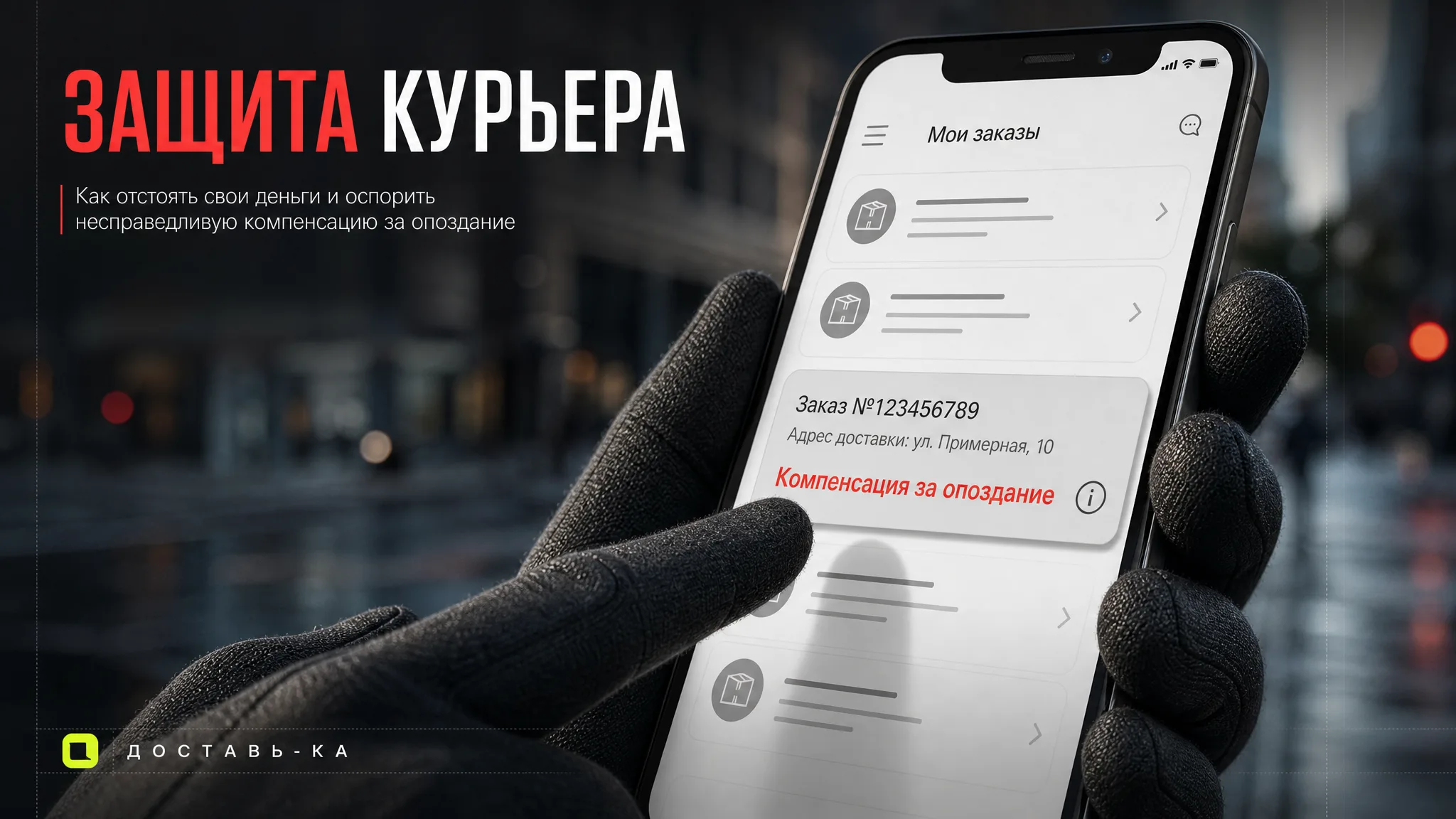 Компенсация за опоздание курьера: как защитить свой заработок в 2026 году