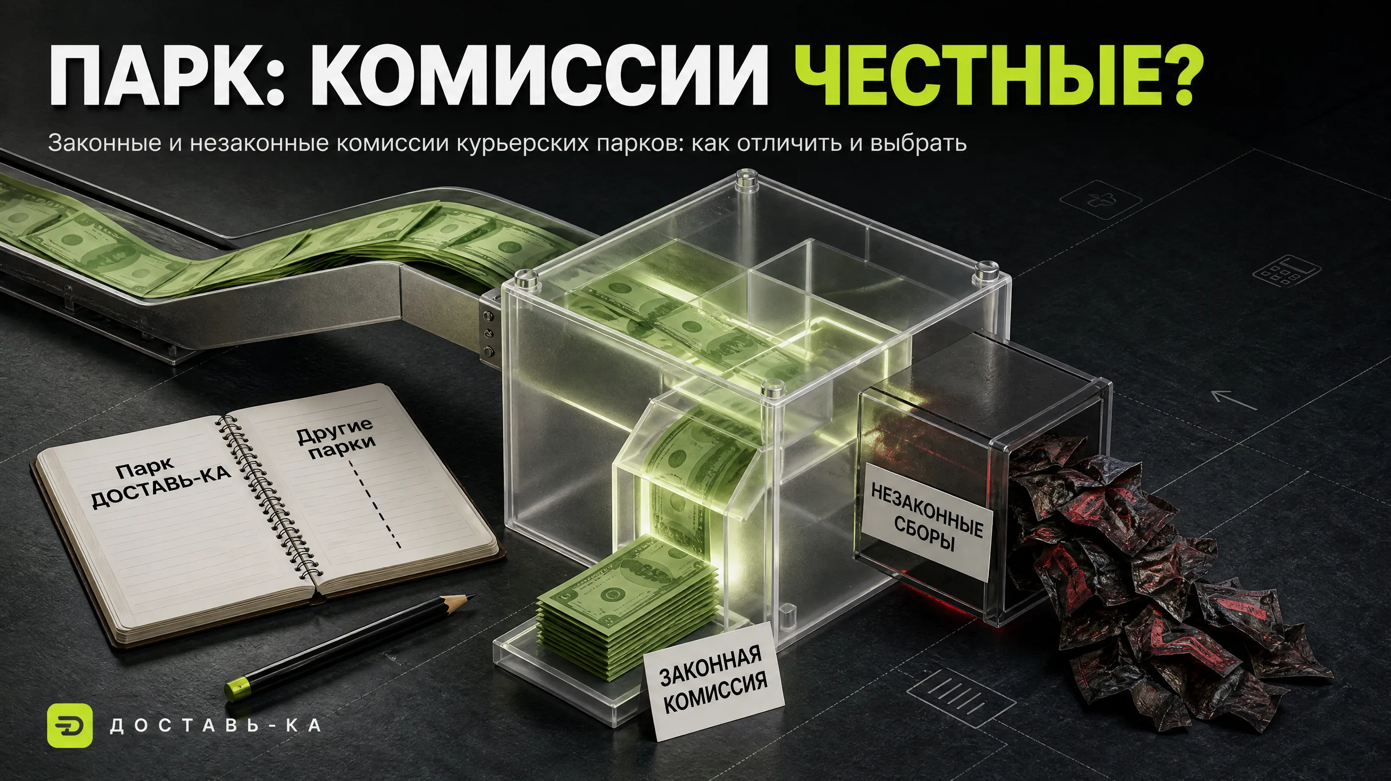 Комиссия курьерского парка: какие сборы законны, а какие нет в 2026 году