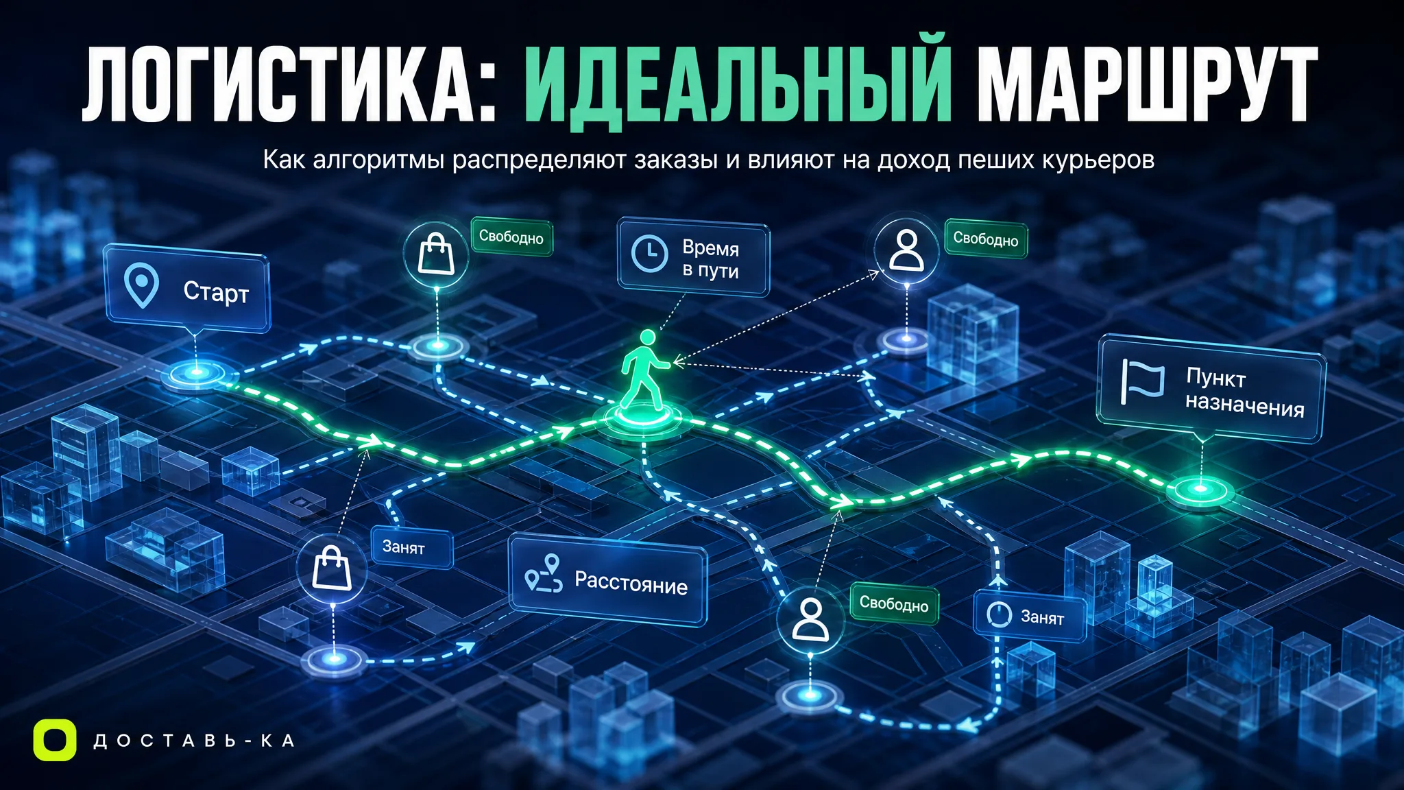 Яндекс Еда расстояние пеший курьер: оптимальные маршруты 2026