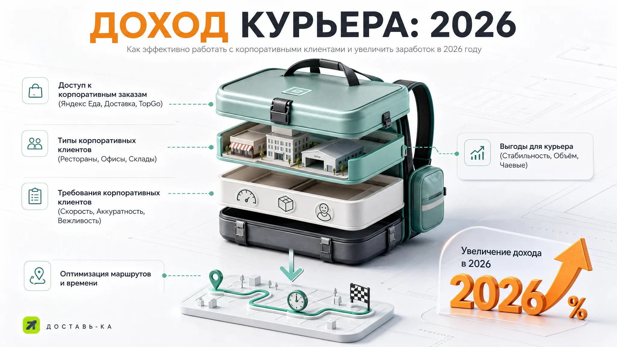 Оптимизация дохода курьера: работа с корпоративными клиентами в 2026 году