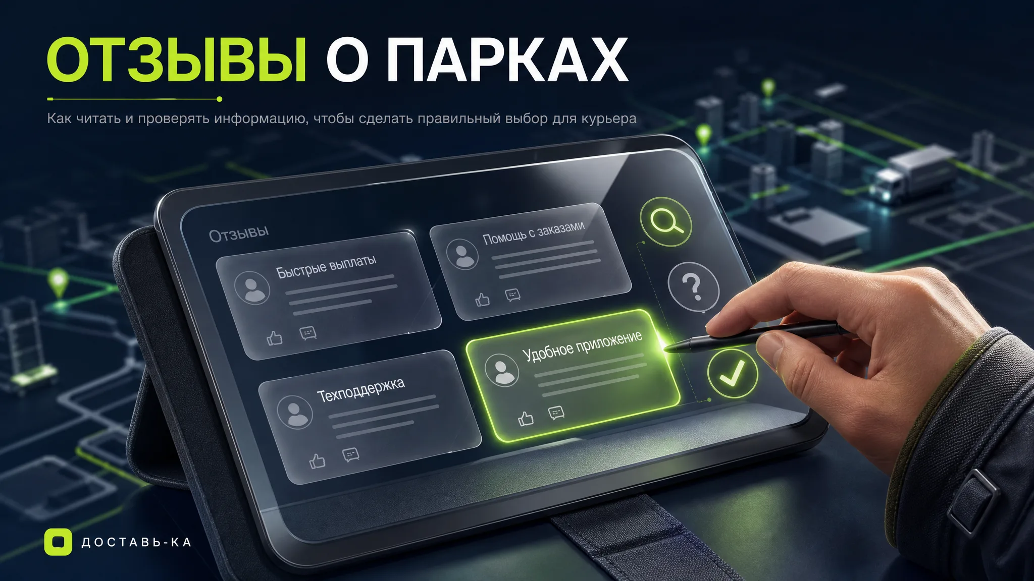 Отзывы о парках для курьеров: как читать и что проверять самому в 2026 году