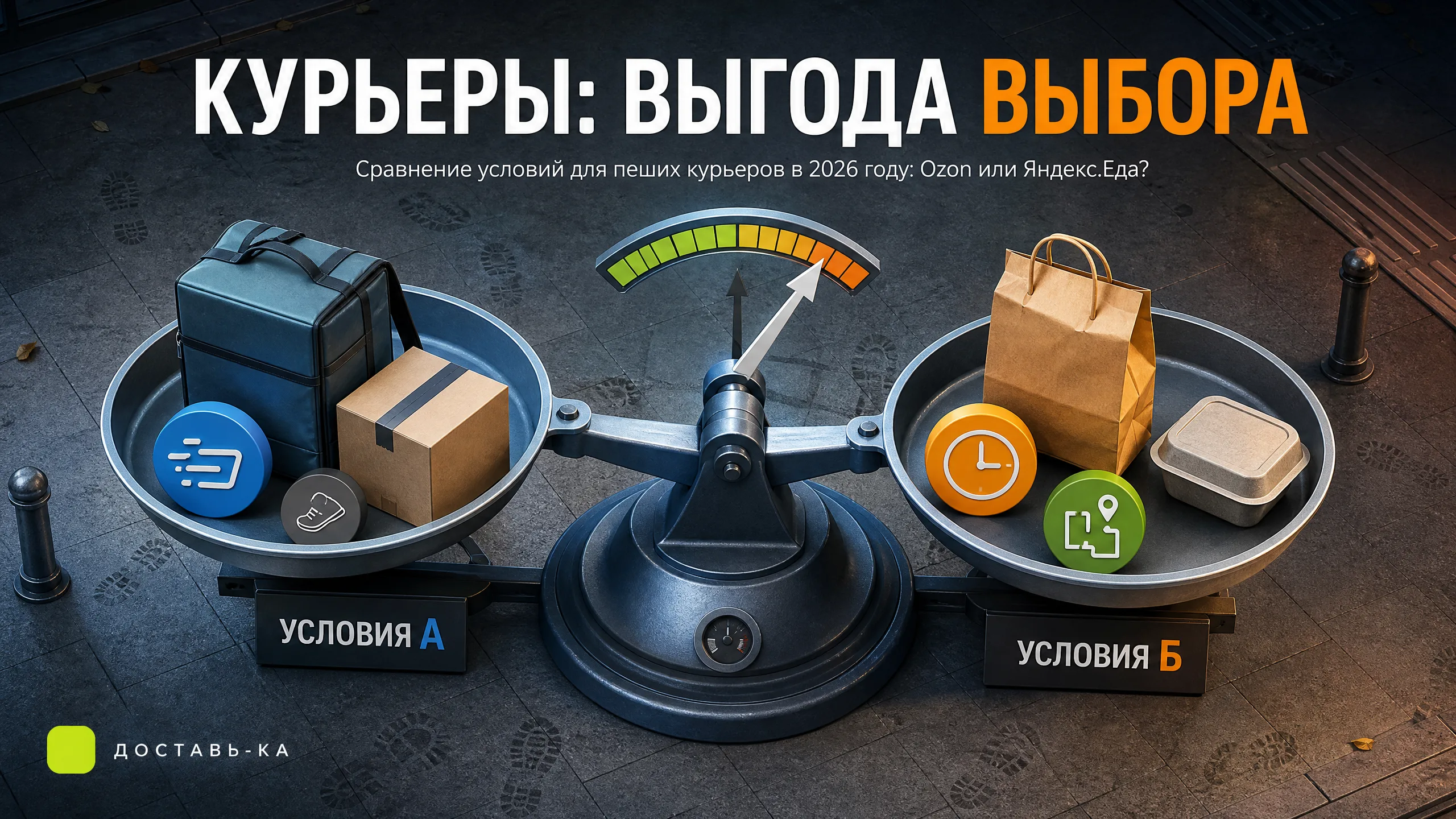 Ozon Курьер vs. Яндекс.Еда Курьер: Где выгодно работать пешим в 2026?