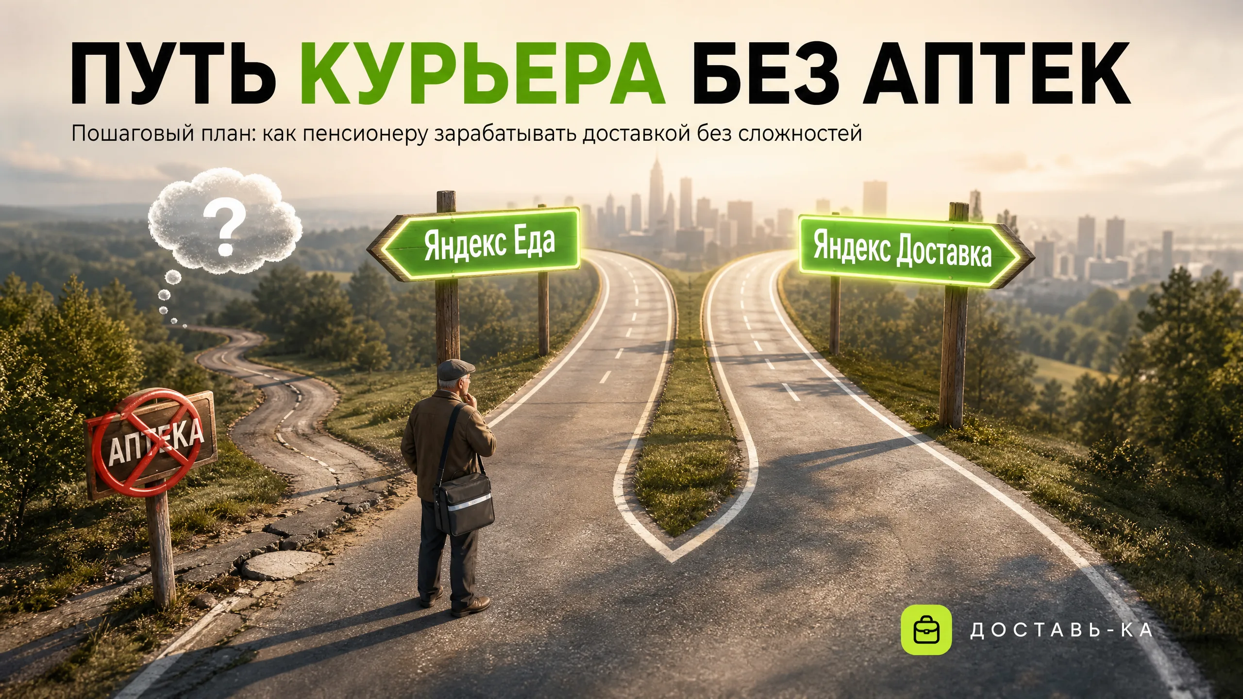 Пенсионеры-курьеры: где и как заработать на доставке без аптек в 2026 году